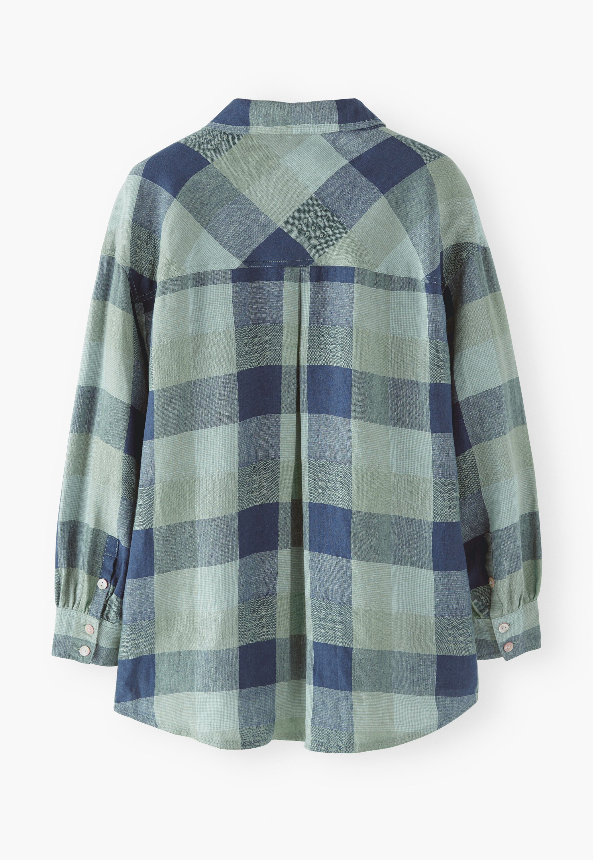 Oversize-Hemd mit Vichy-Karo
