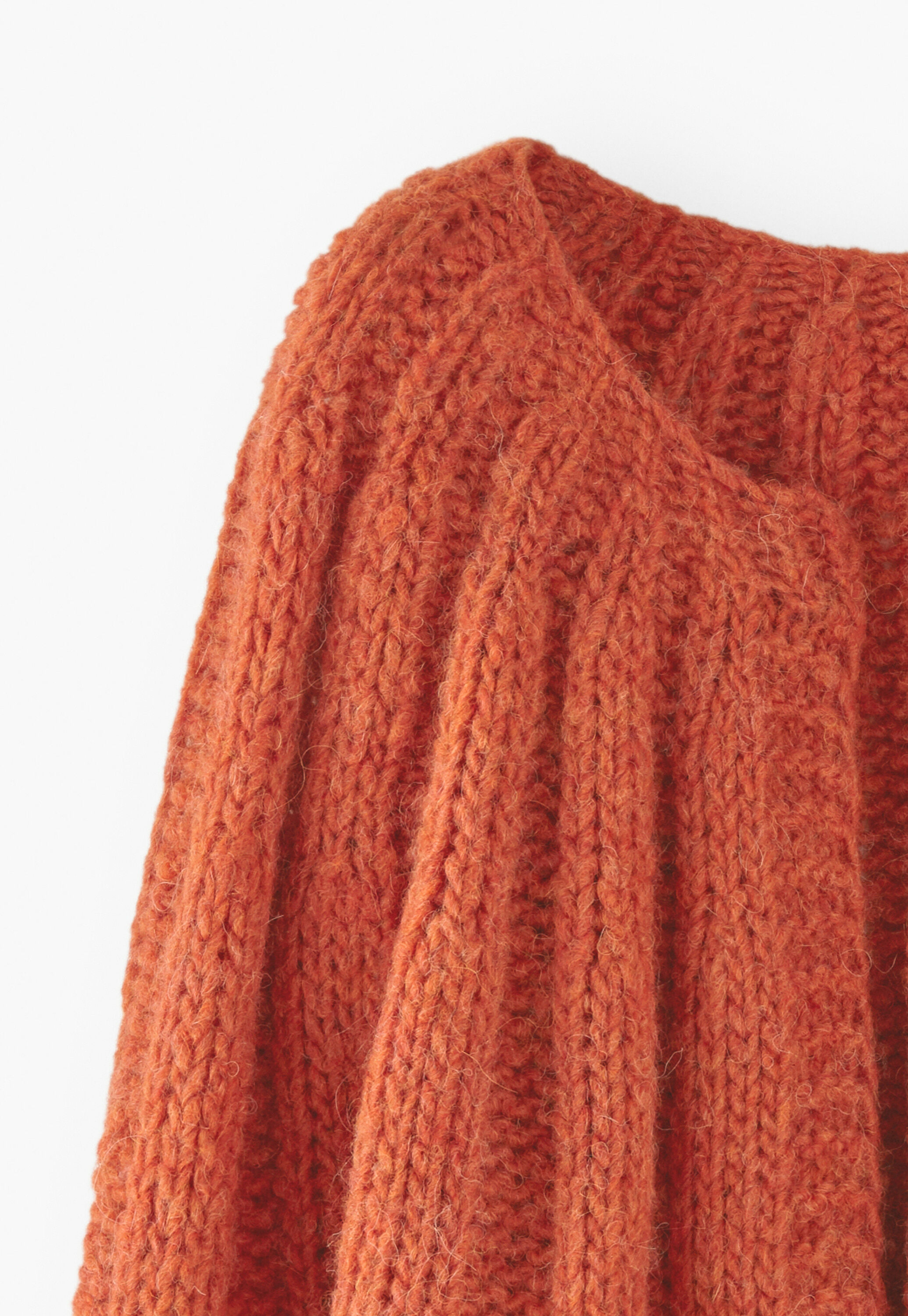Handgestrickter Cardigan