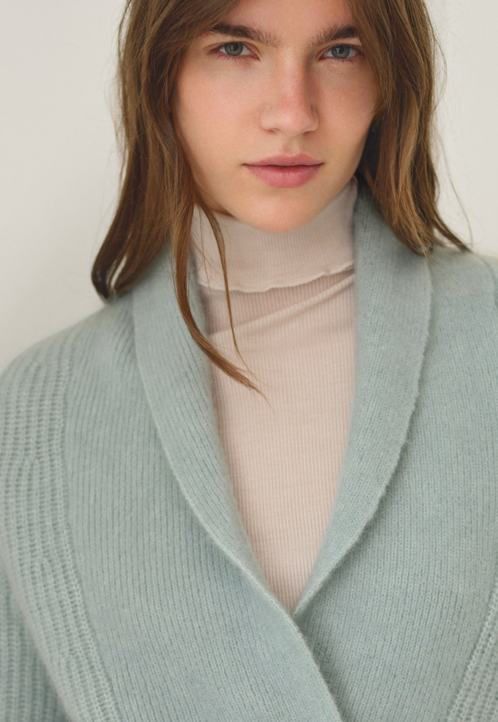 Cardigan mit Waffelmuster