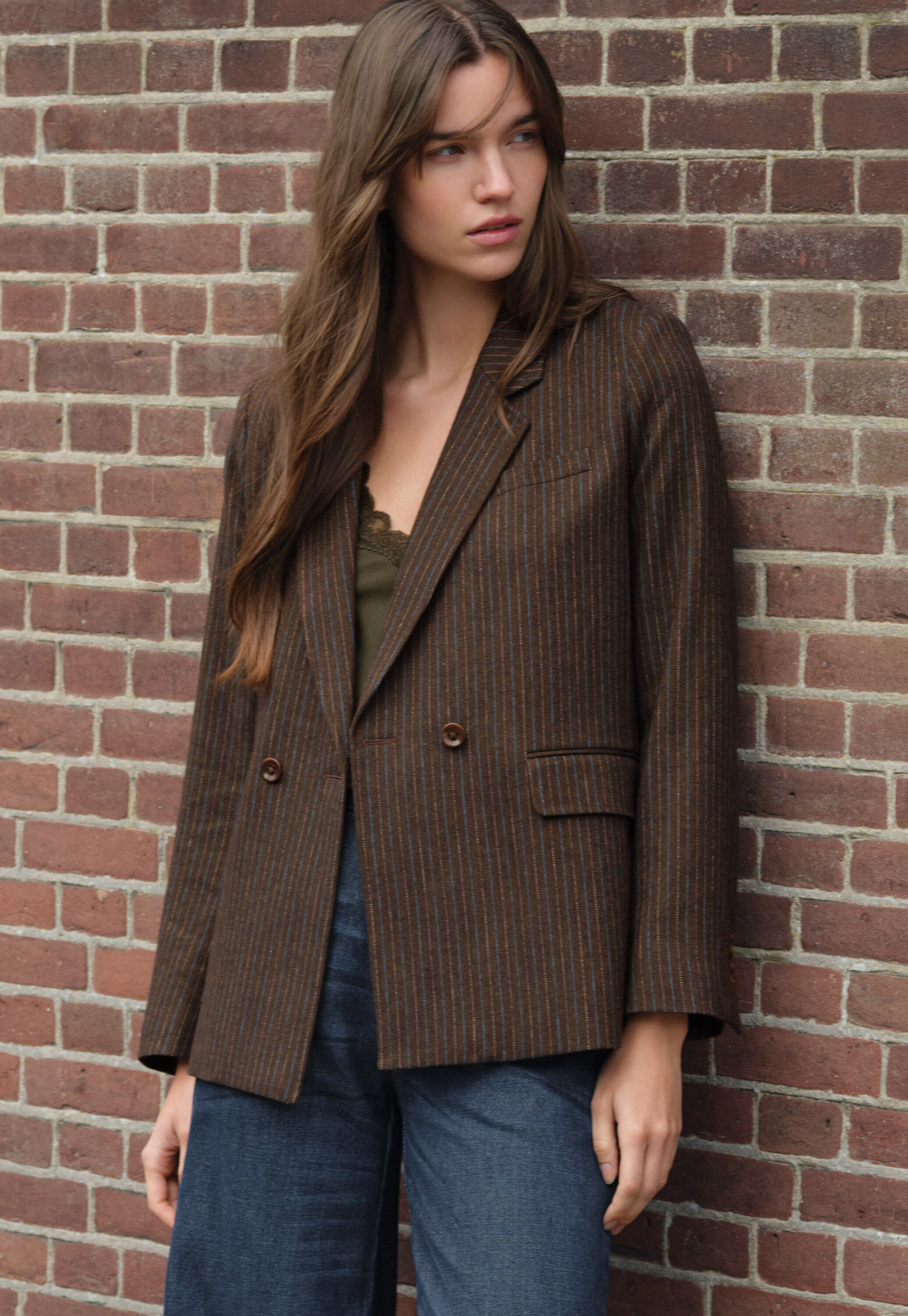 Cardigan mit Zopfmuster