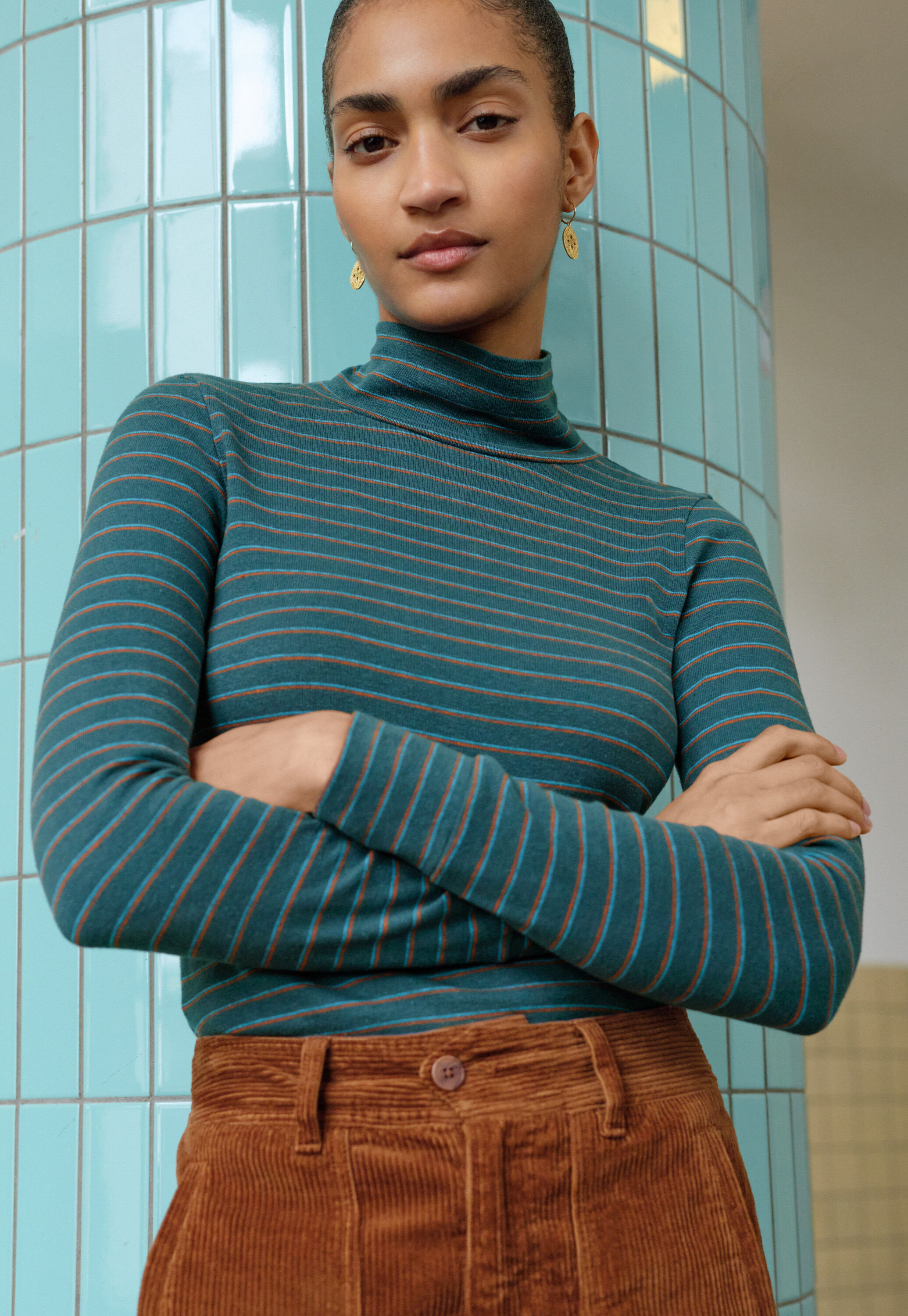 Cardigan mit Waffelmuster