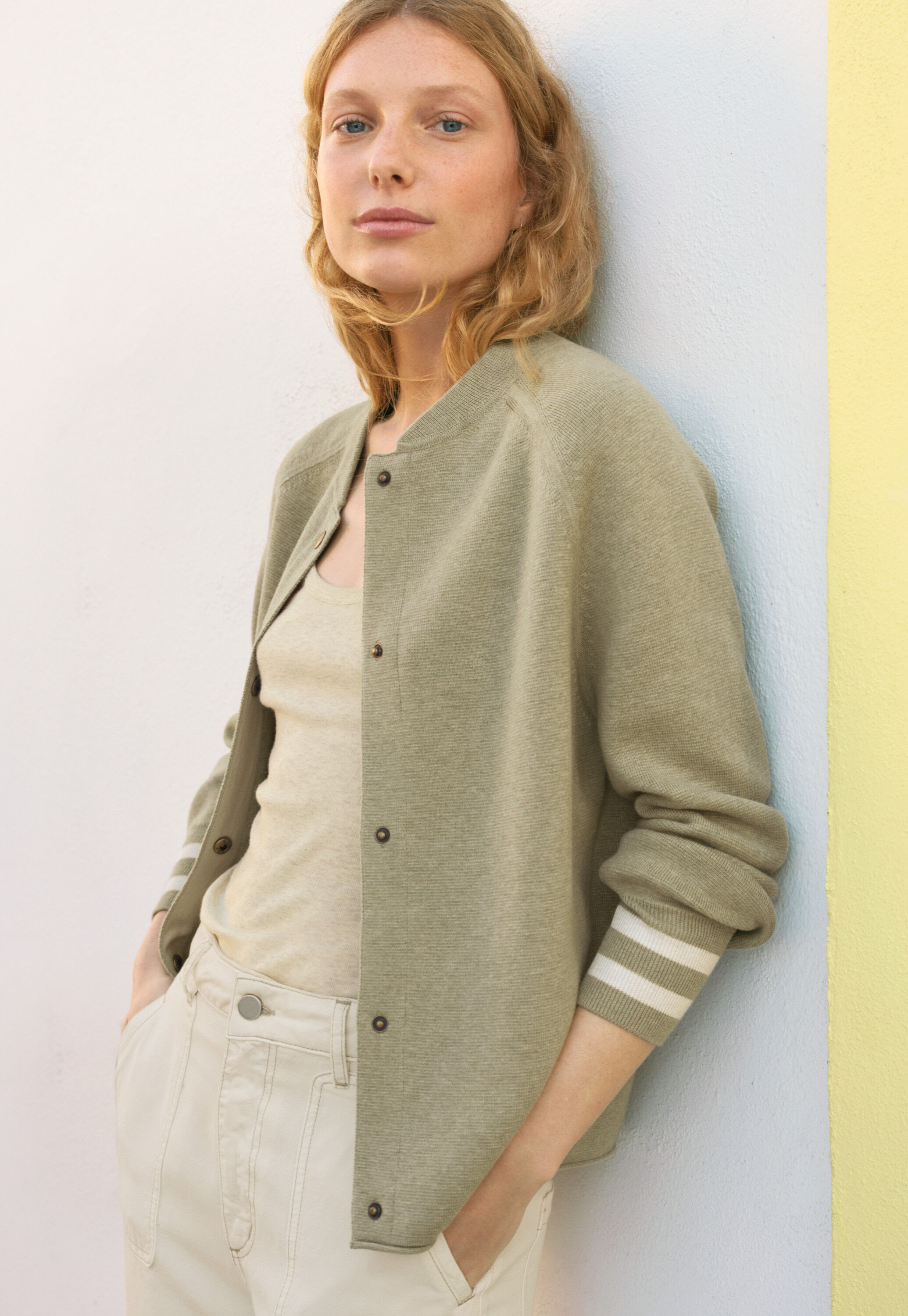 Gestrickte Jacke