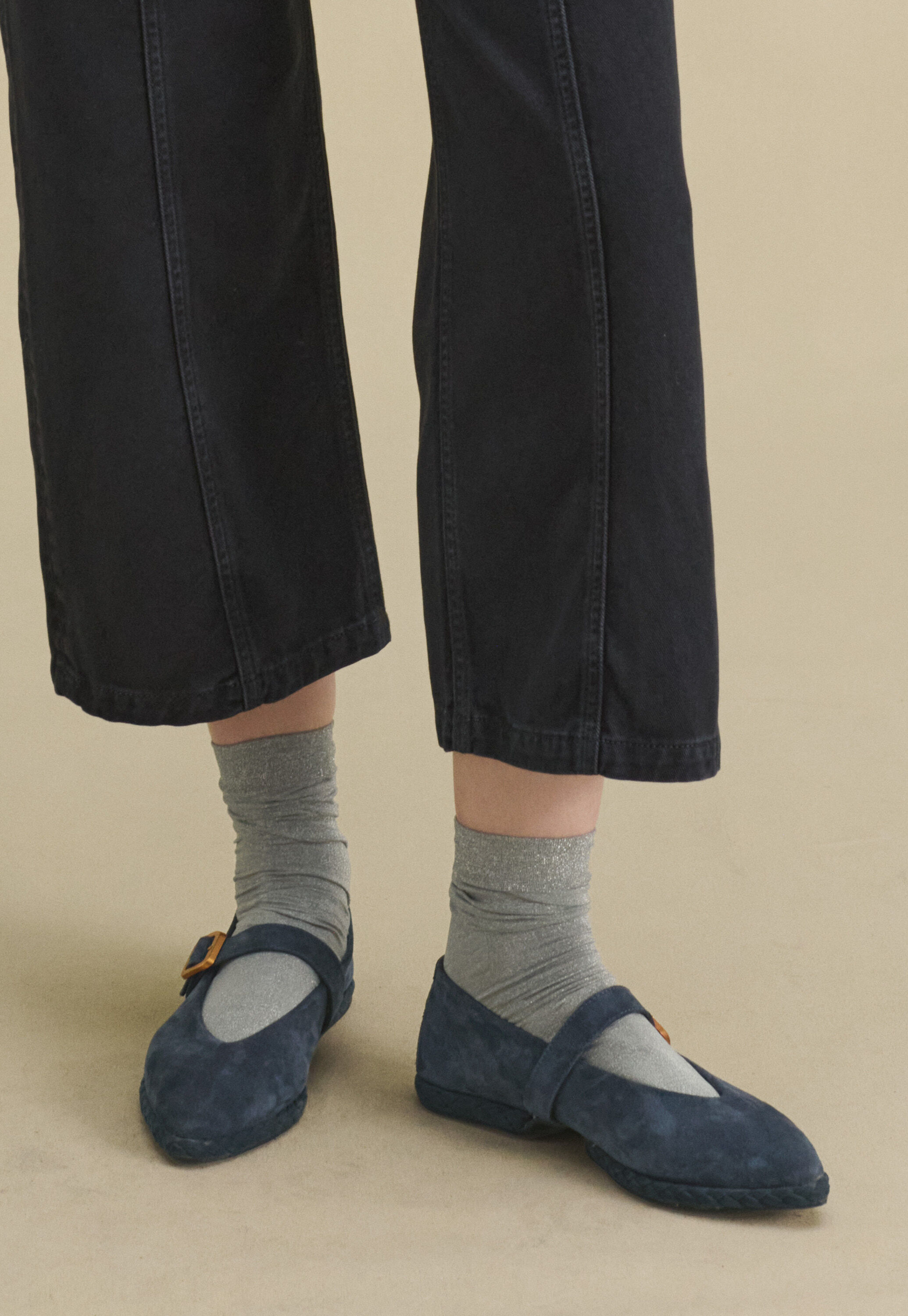 Schimmernde Socken
