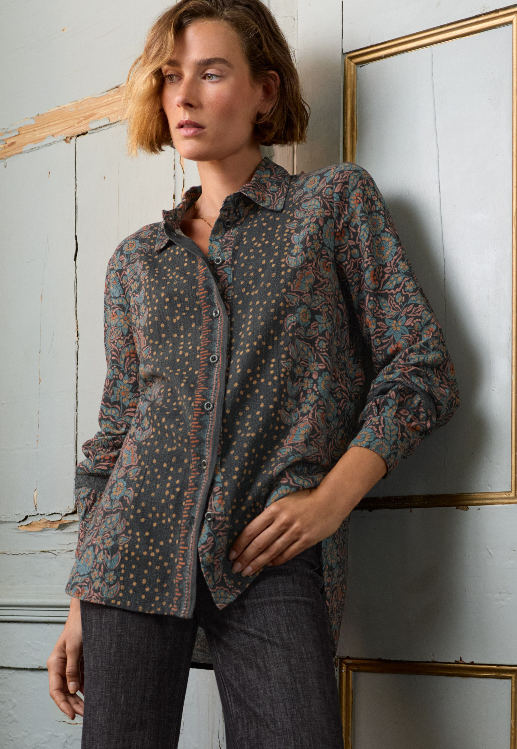 Print-Bluse