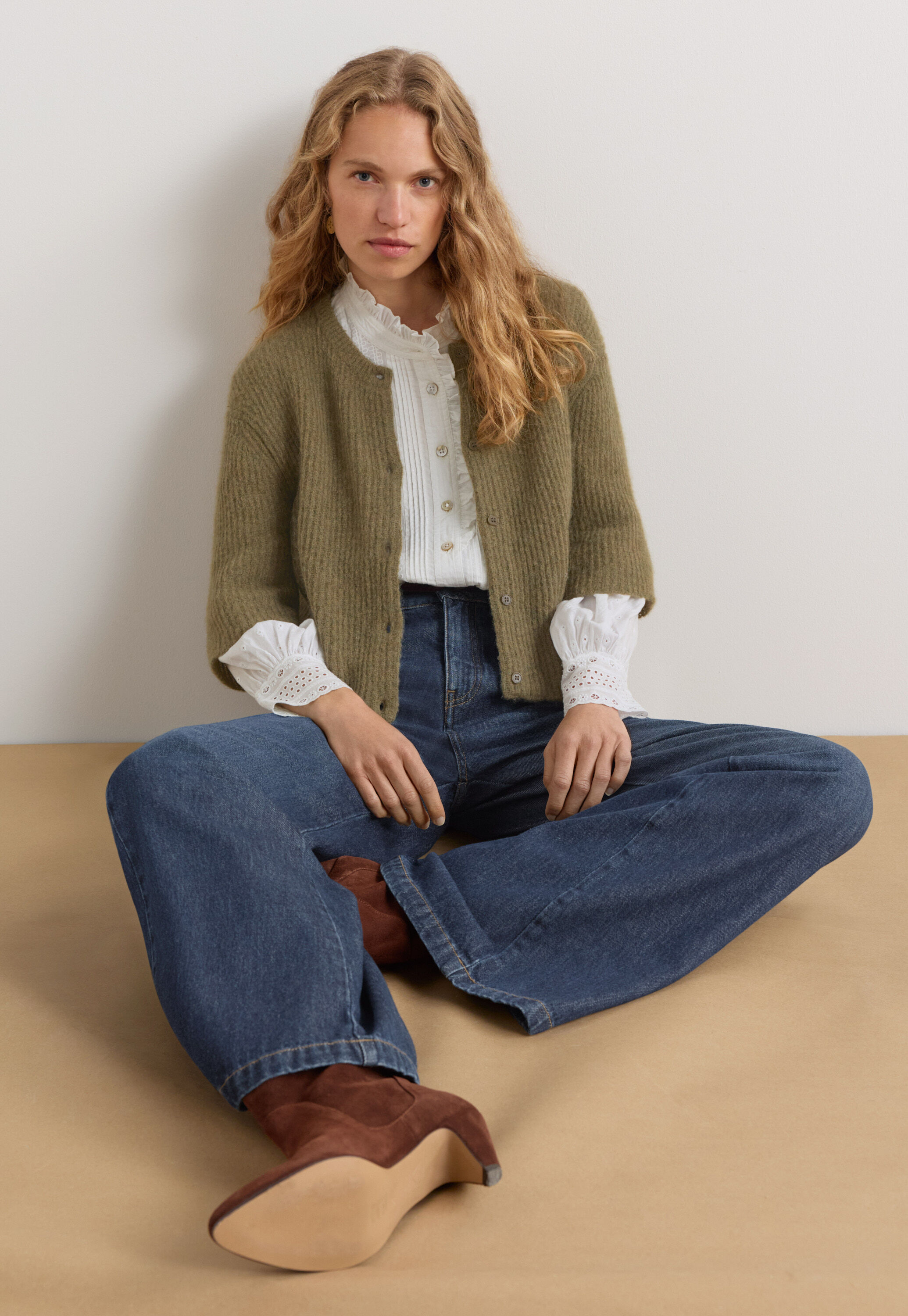 Kurz&auml;rmeliger Cardigan
