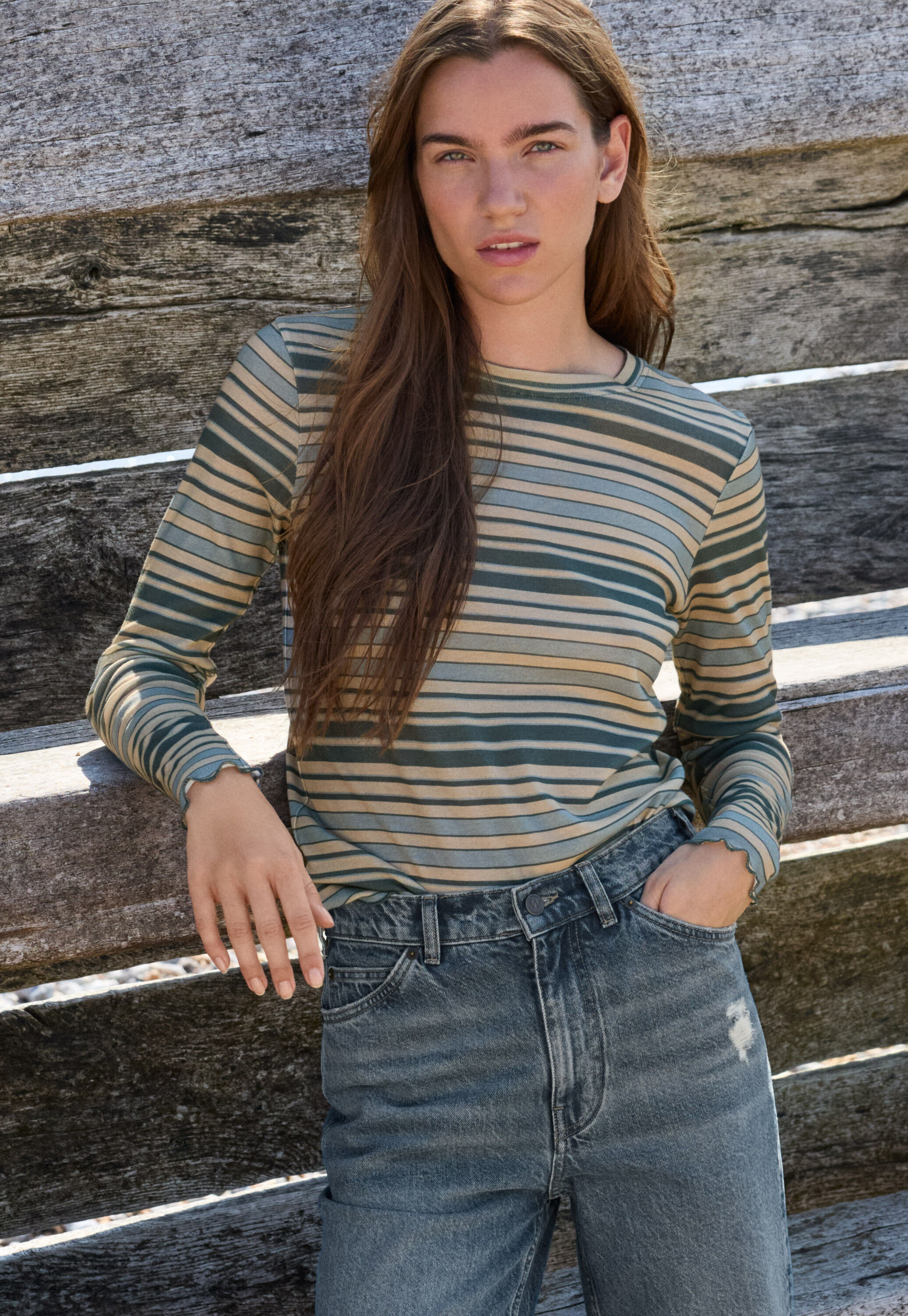 Gestreiftes Jerseyshirt