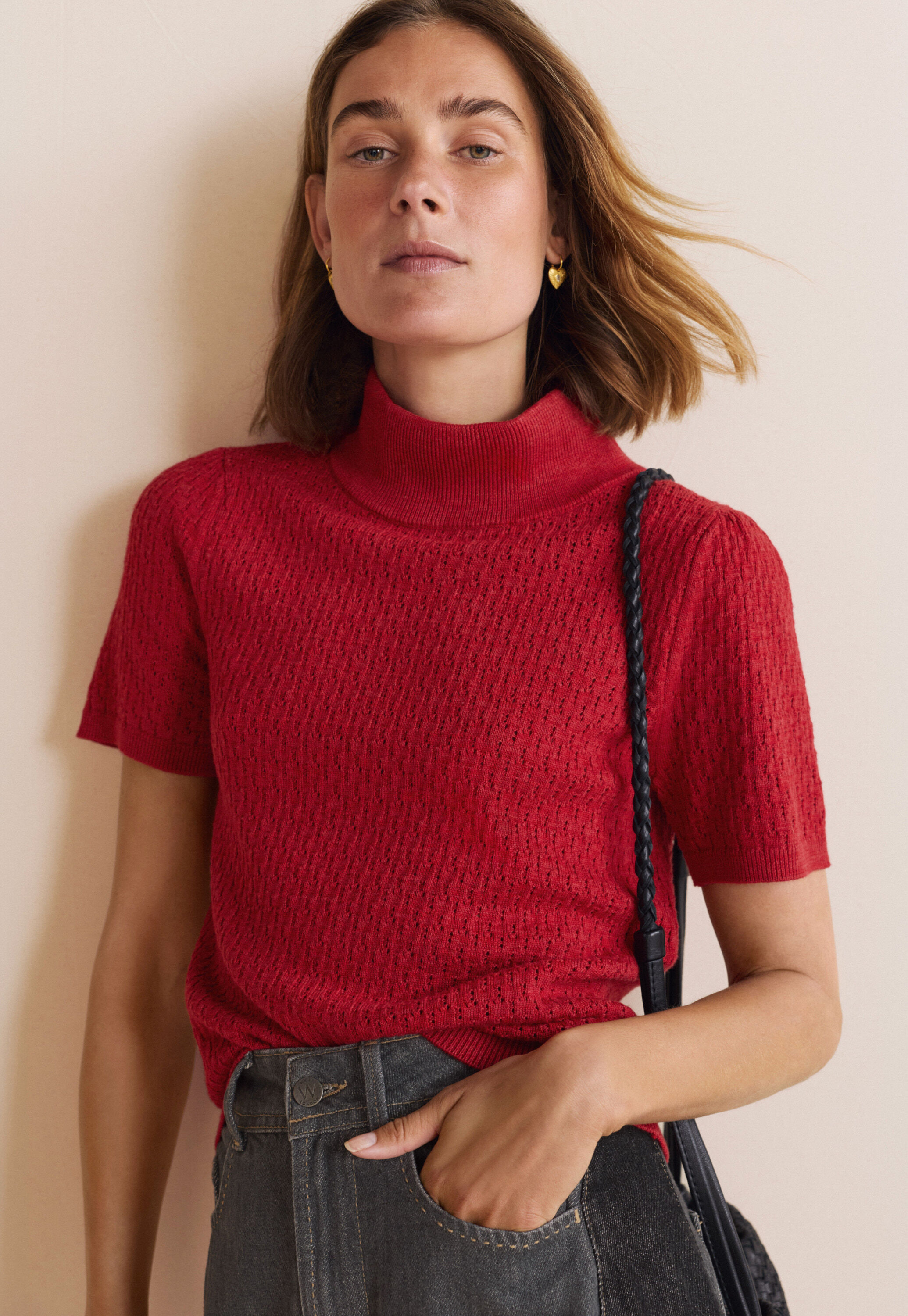 Pointelle-Pullover