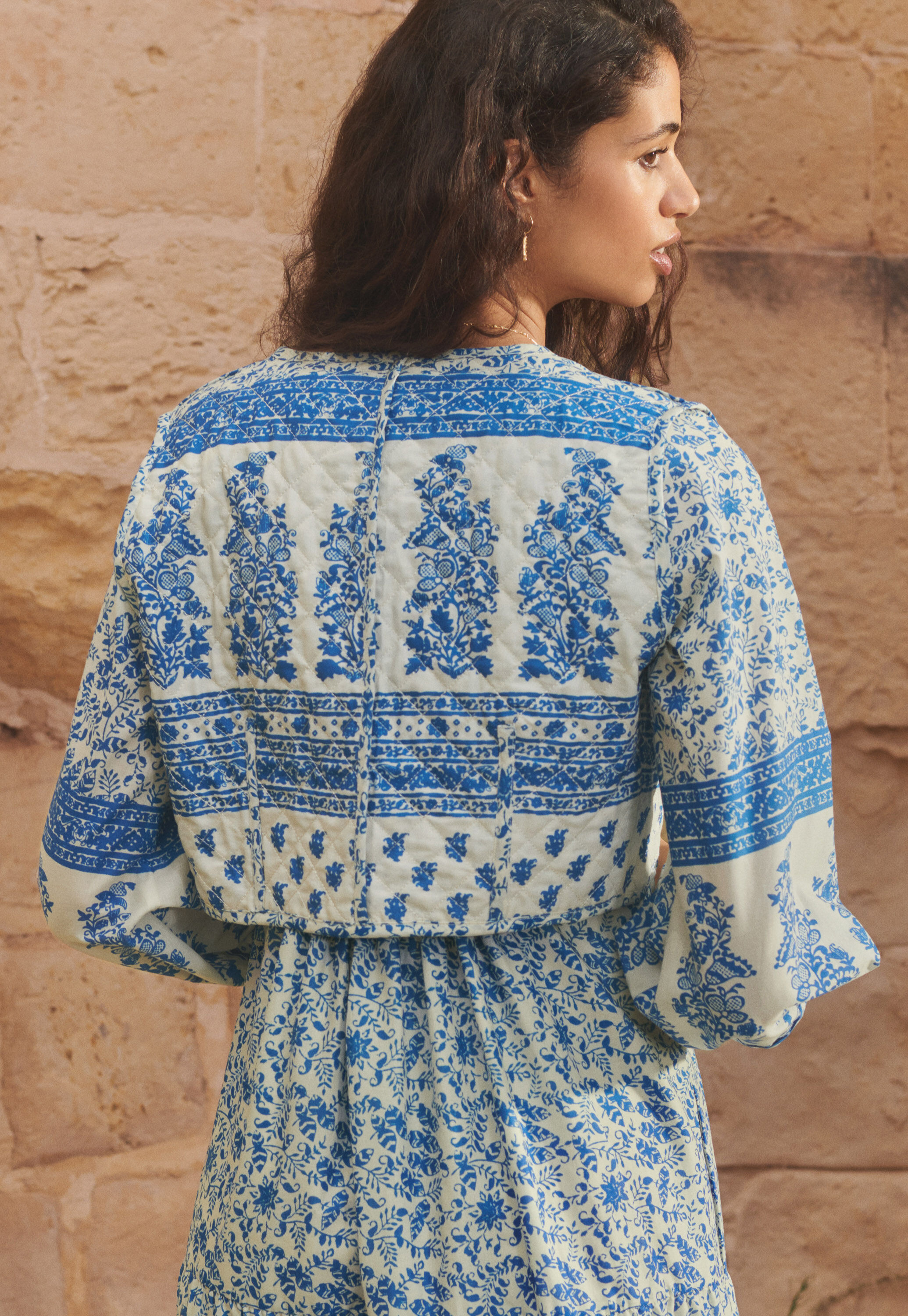Cardigan mit Zopfmuster