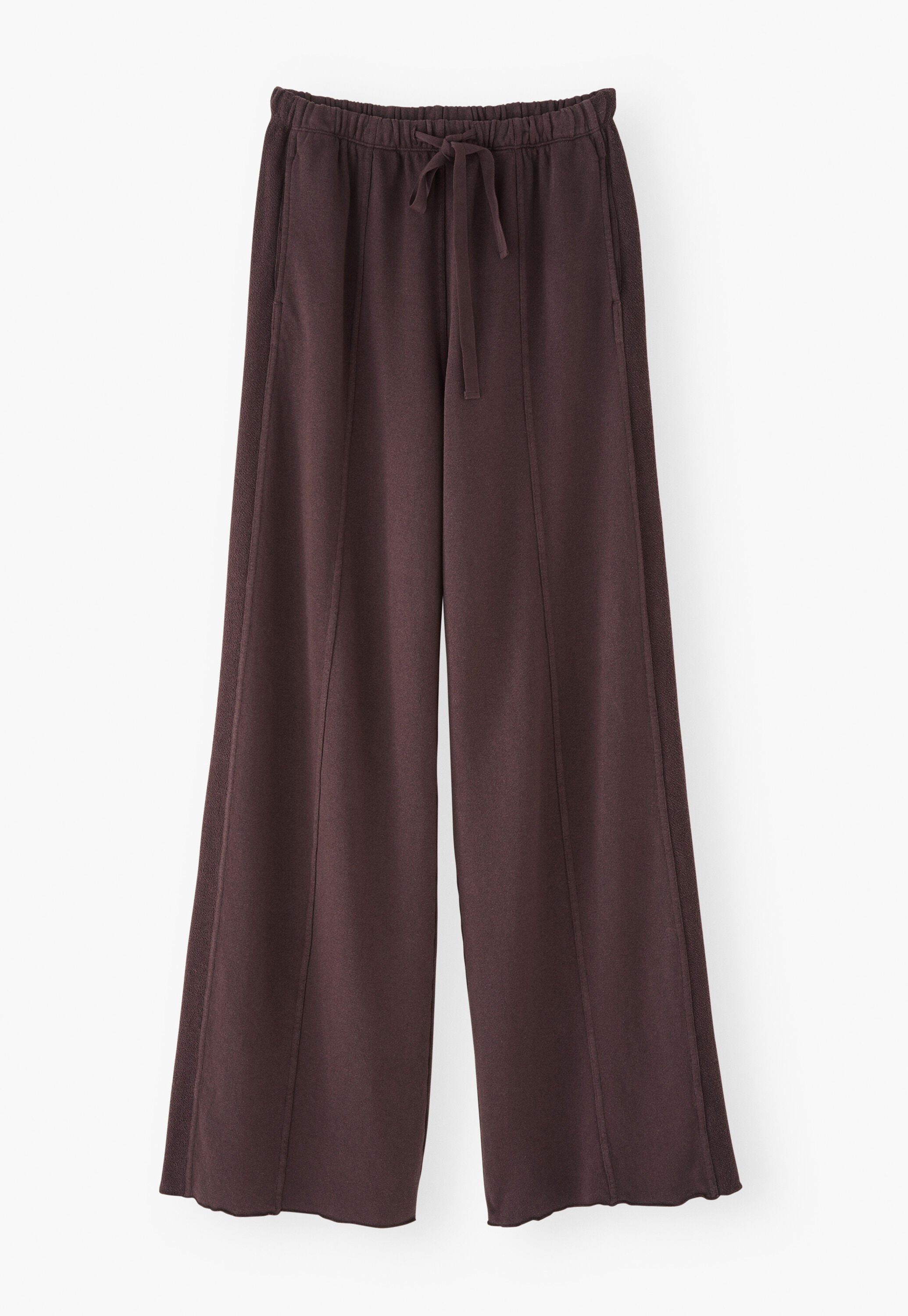 K&uuml;rzer geschnittene Hose mit weitem Bein