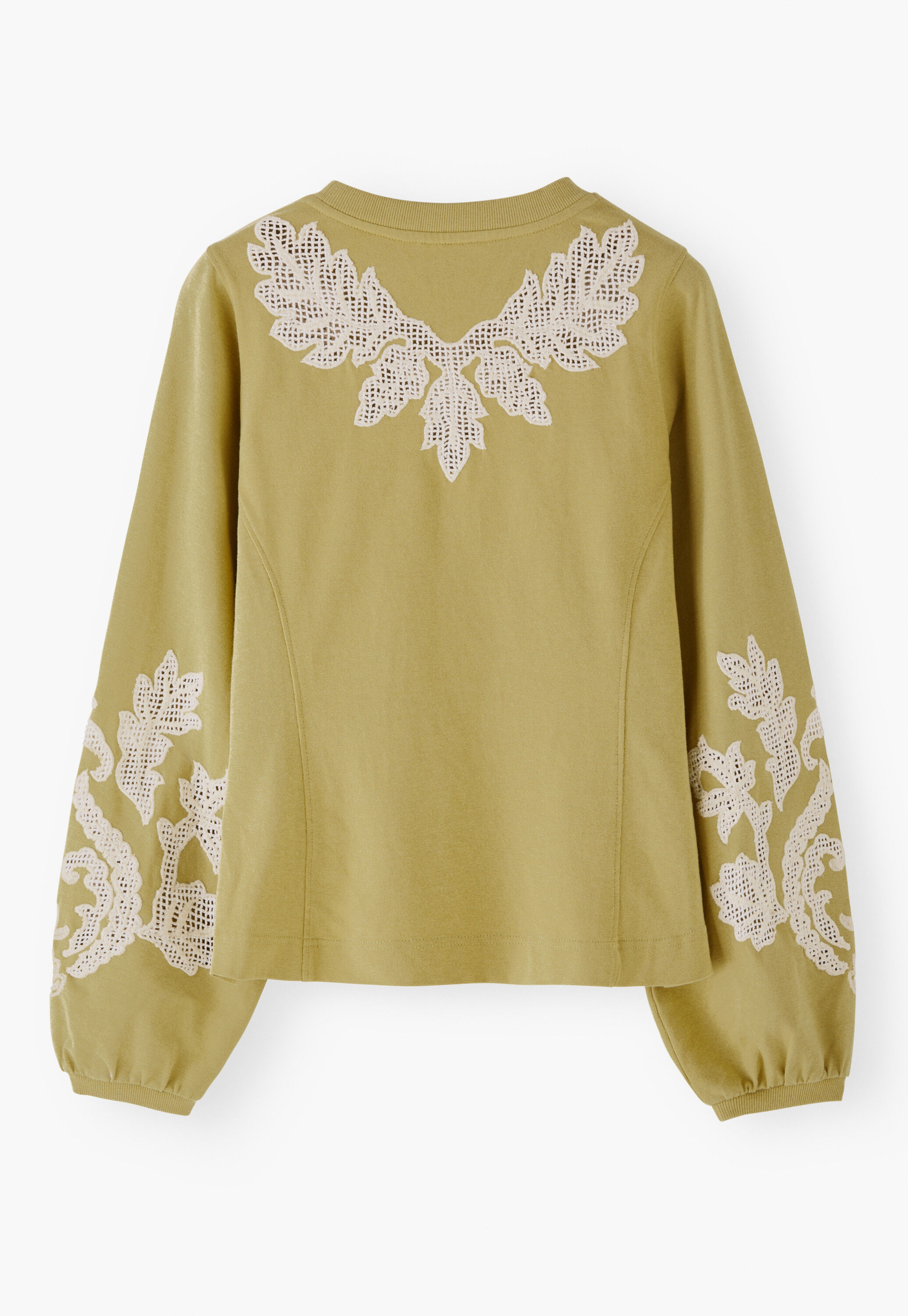 Sweatshirt mit Spitze