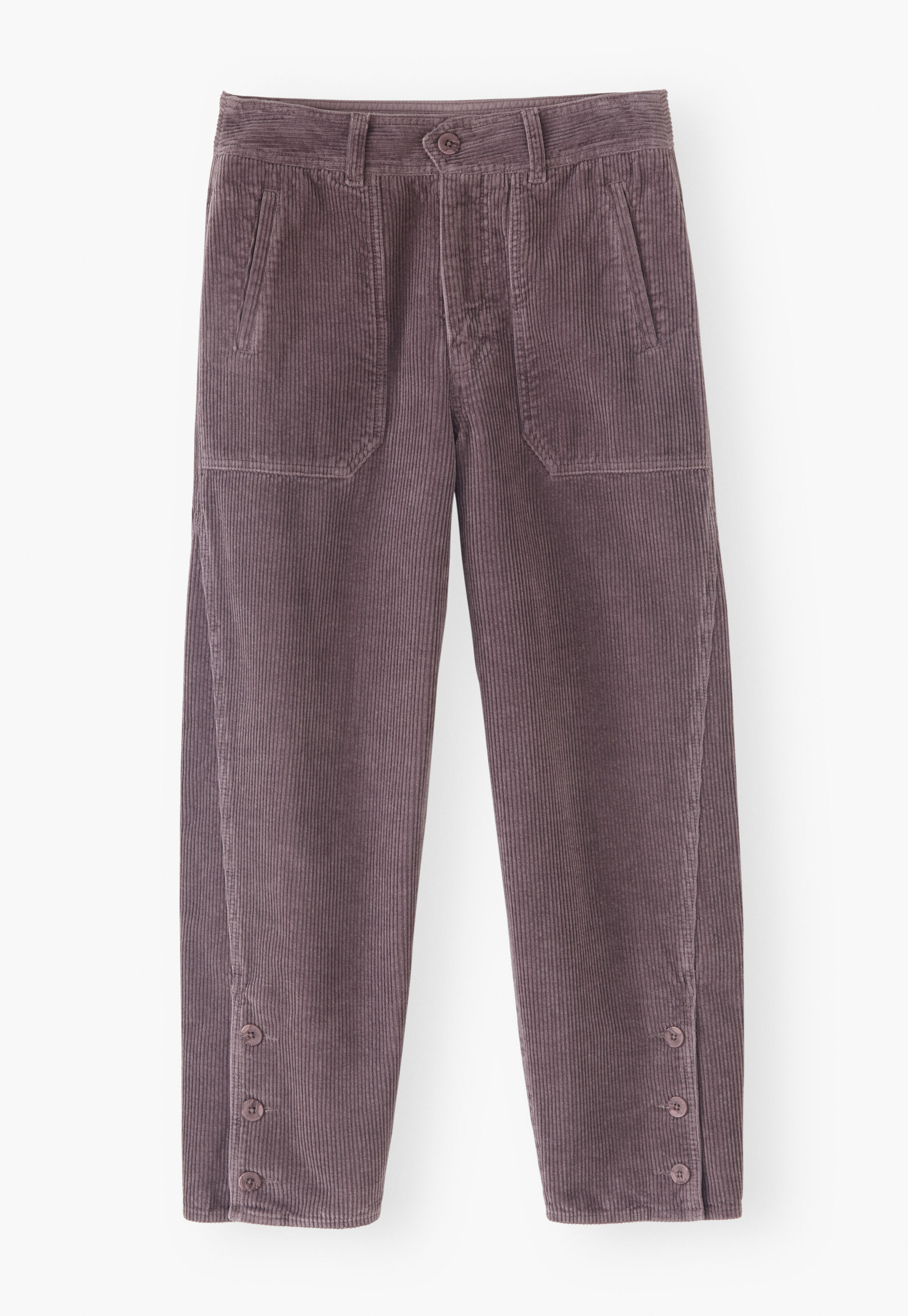 K&uuml;rzer geschnittene Hose mit weitem Bein