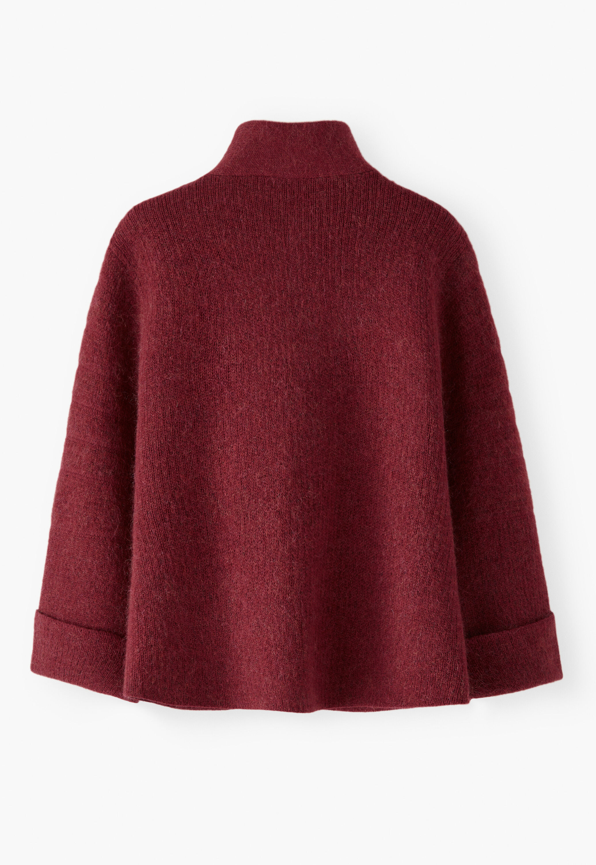 Strickjacke, Rubinrot, large