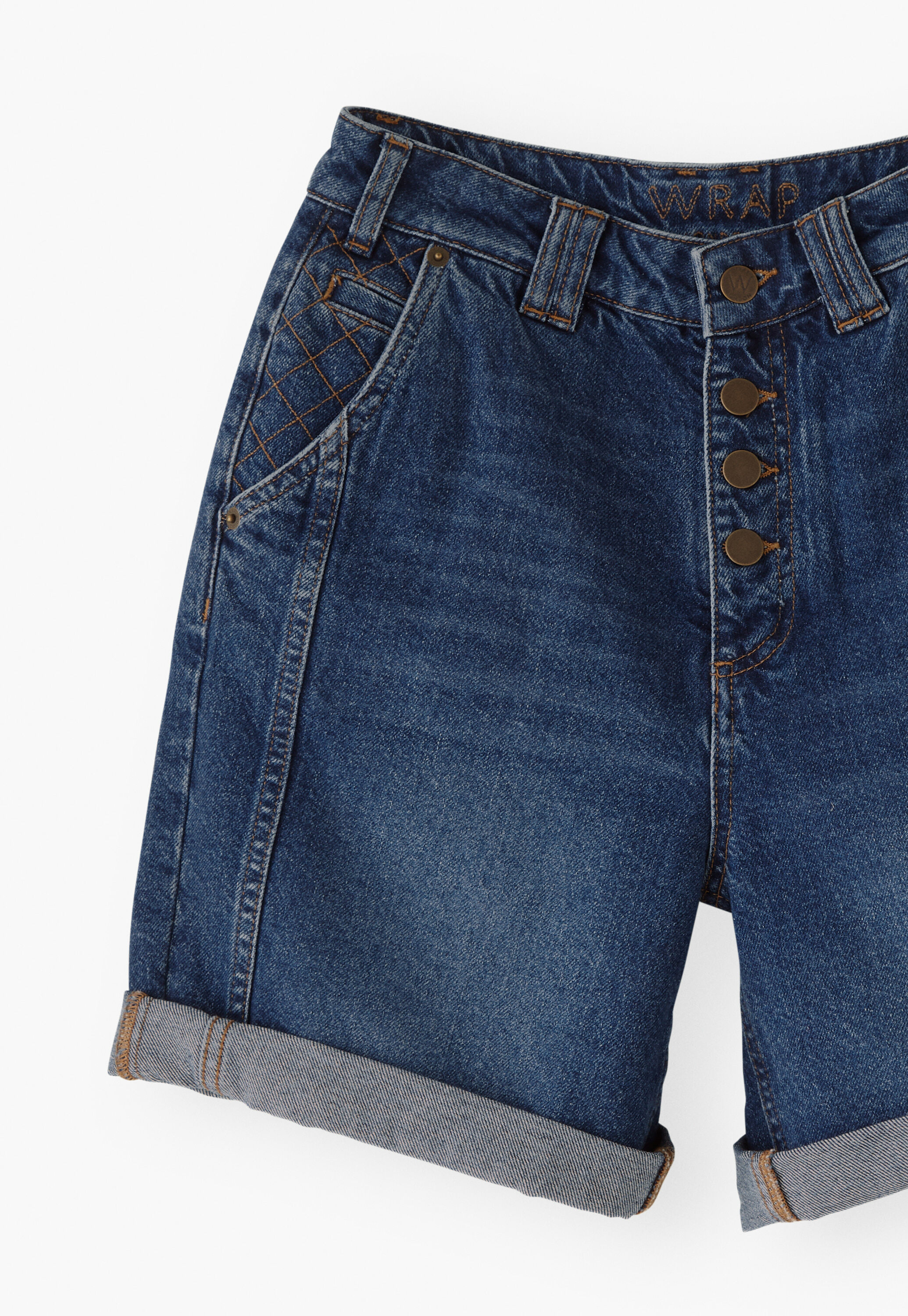 Shorts aus Denim, Mid-Vintage, large