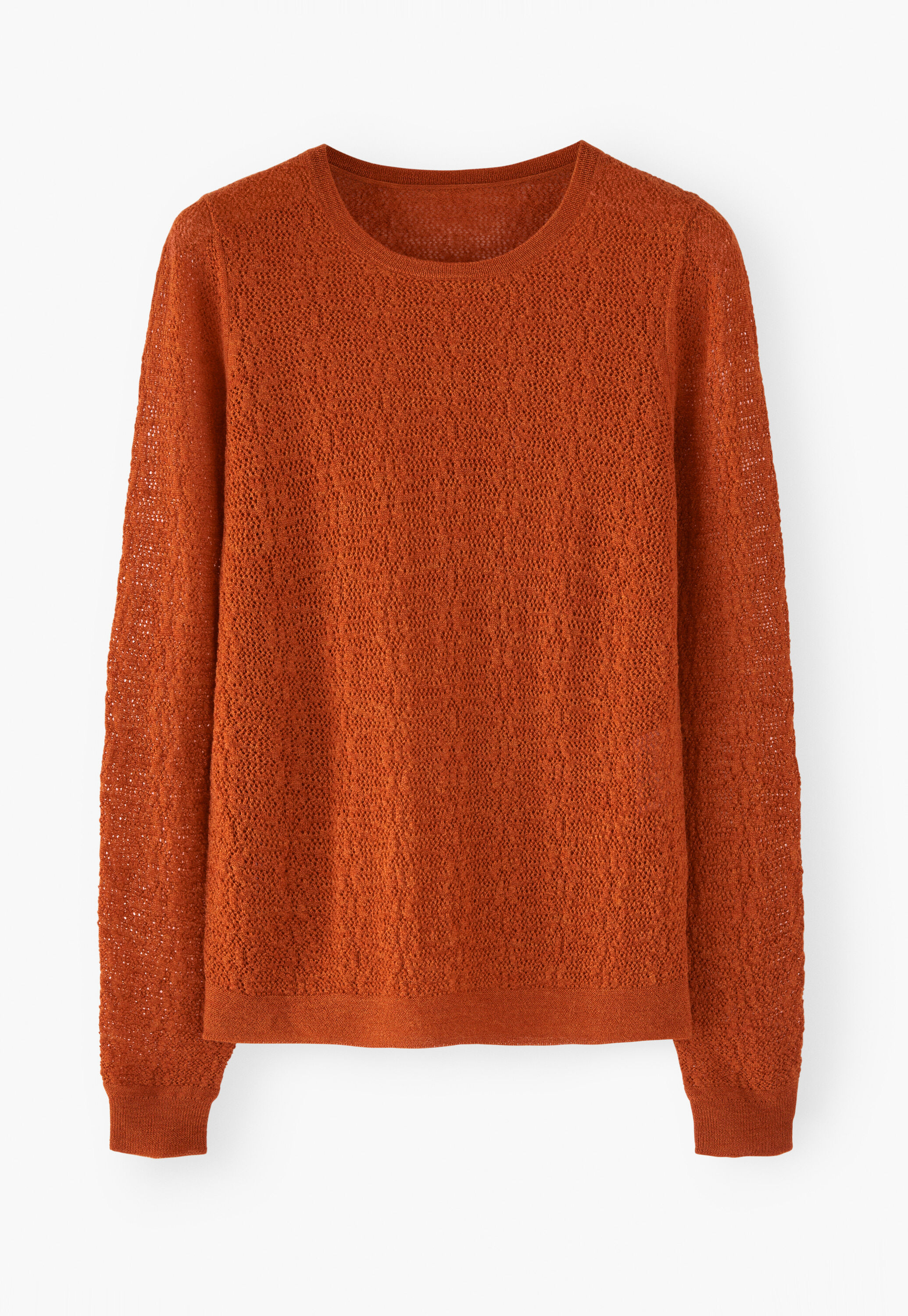 Pullover im Spitzenmuster