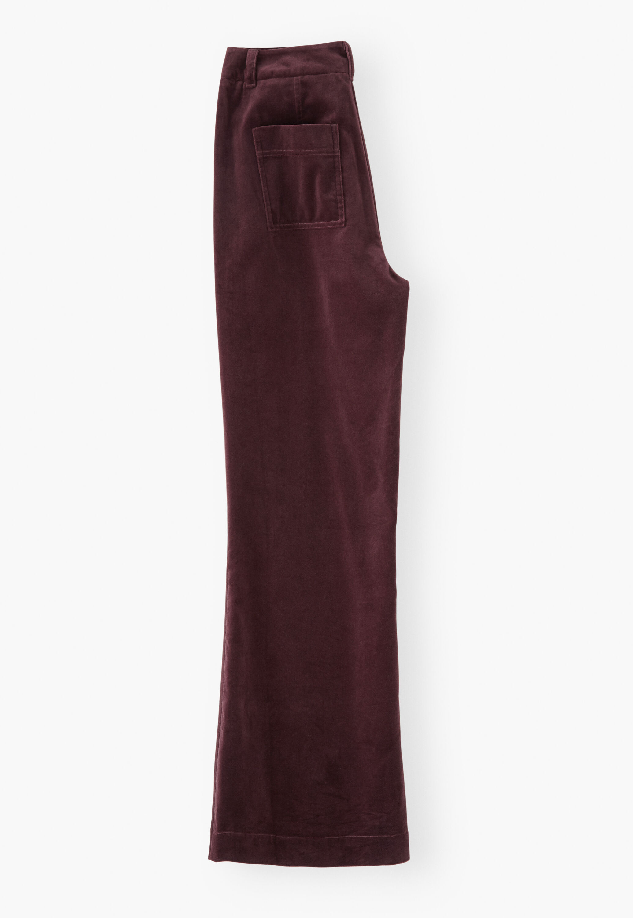 Samthose mit weitem Bein, Braune Beere, large