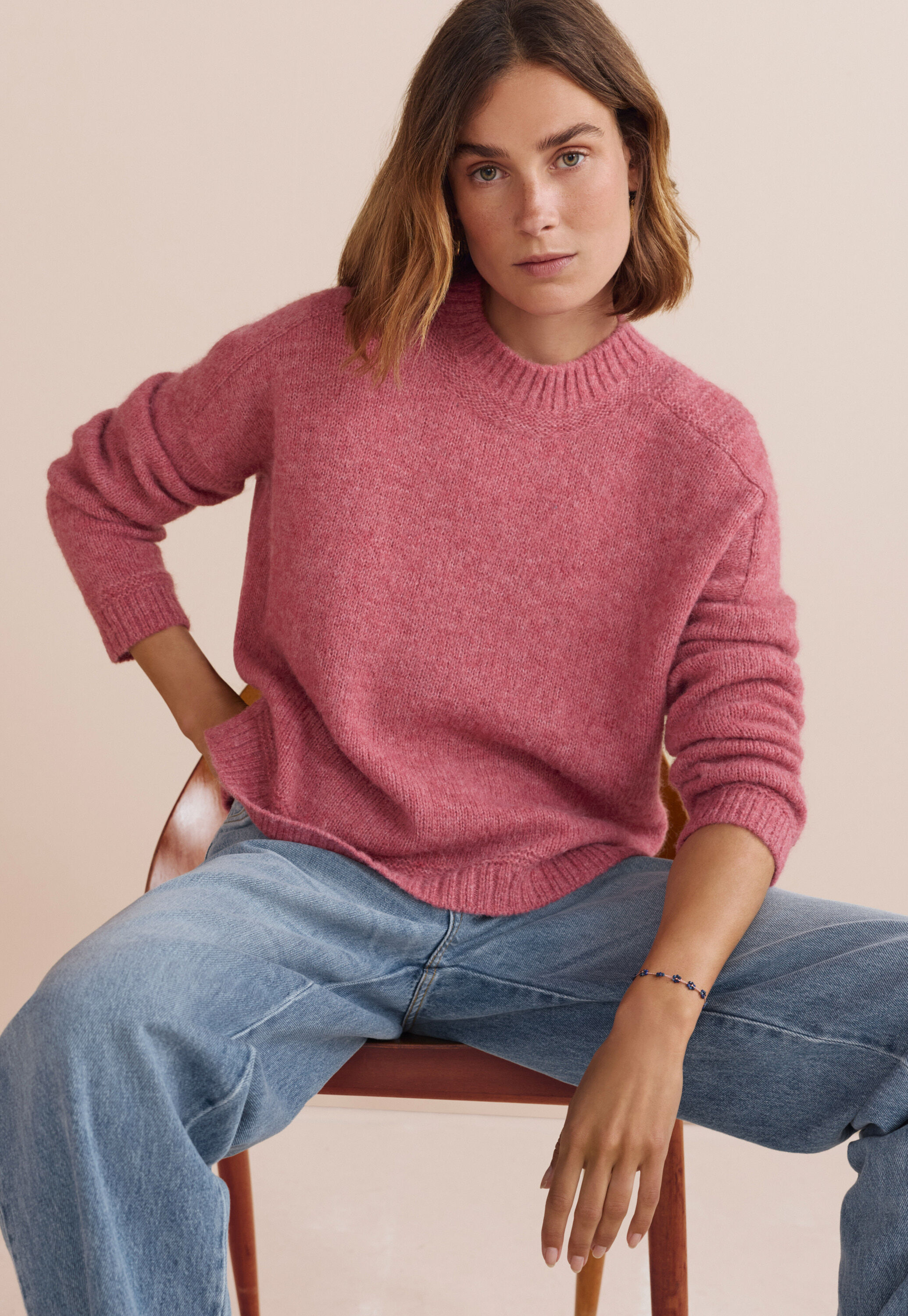 Cardigan mit Waffelmuster