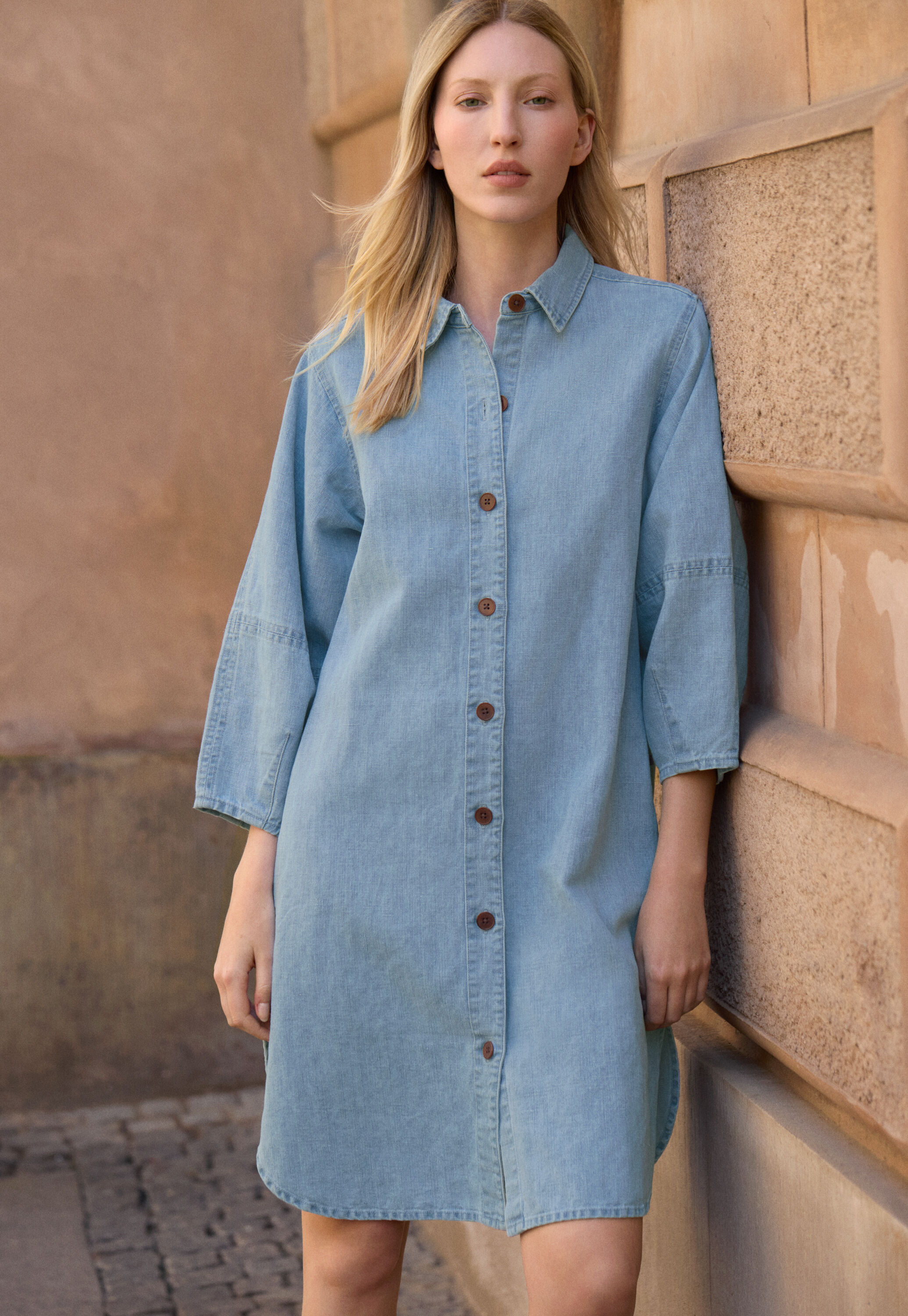 Oversize-Hemdblusenkleid