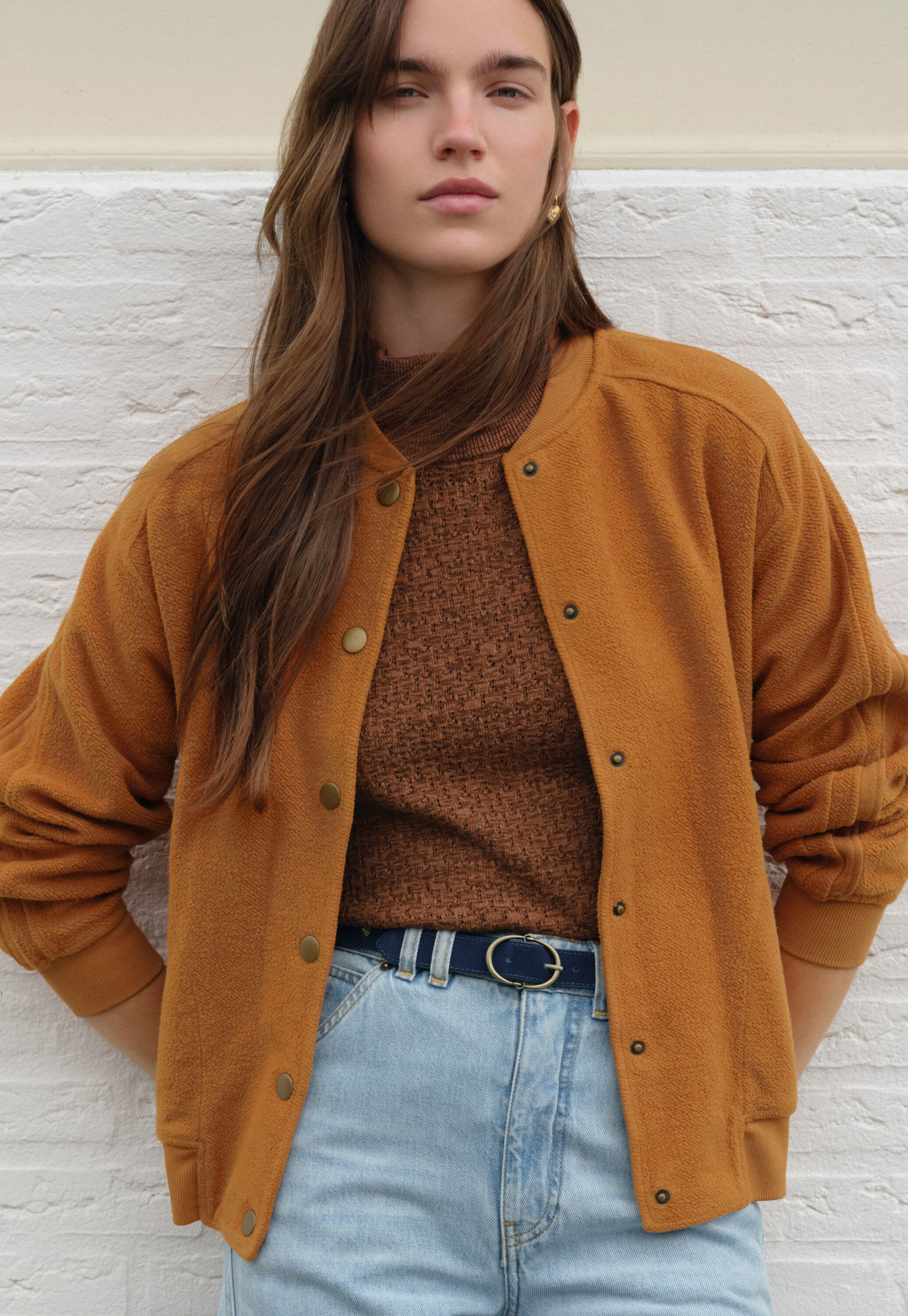 Cardigan mit Zopfmuster