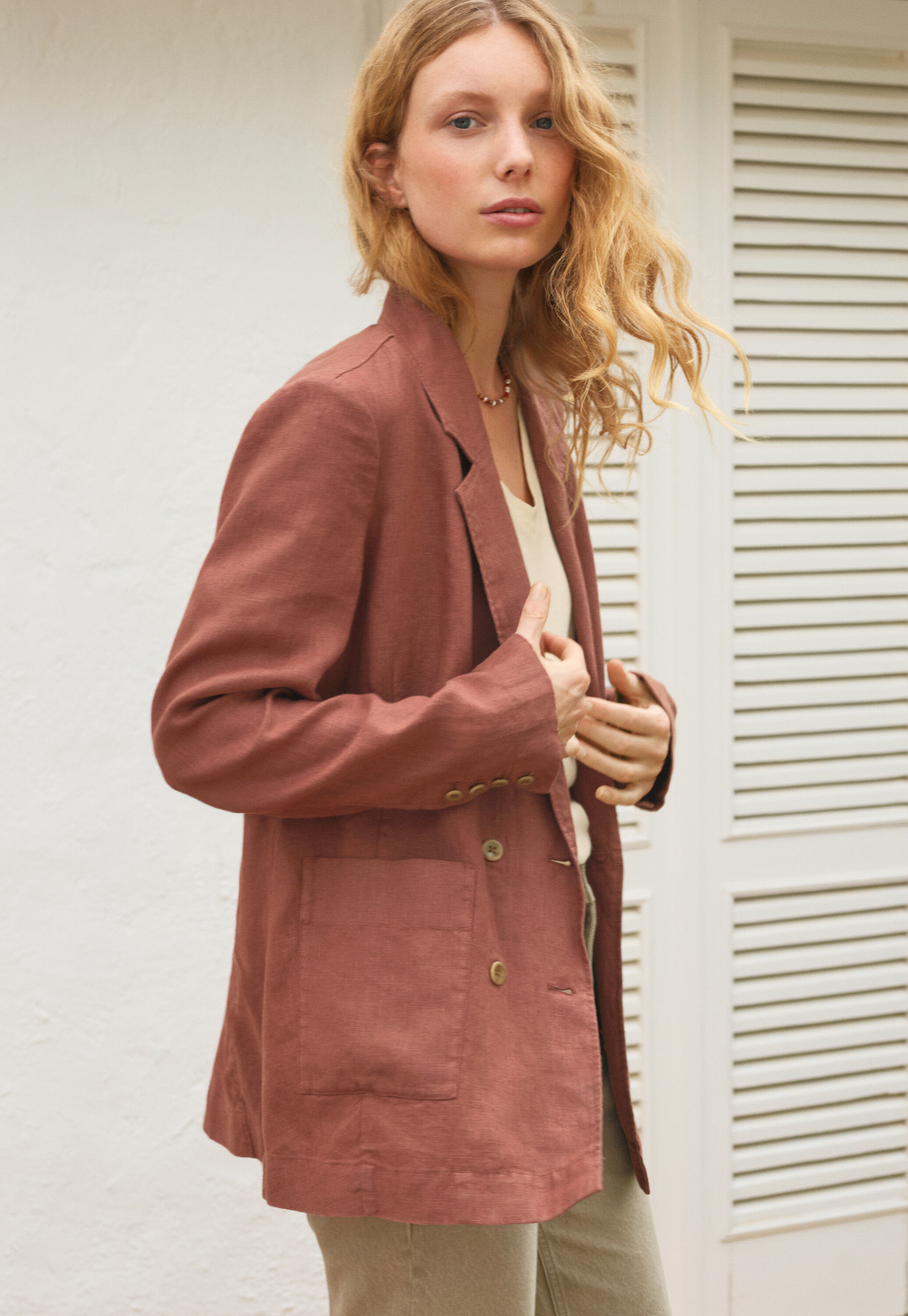 Cardigan mit Zopfmuster