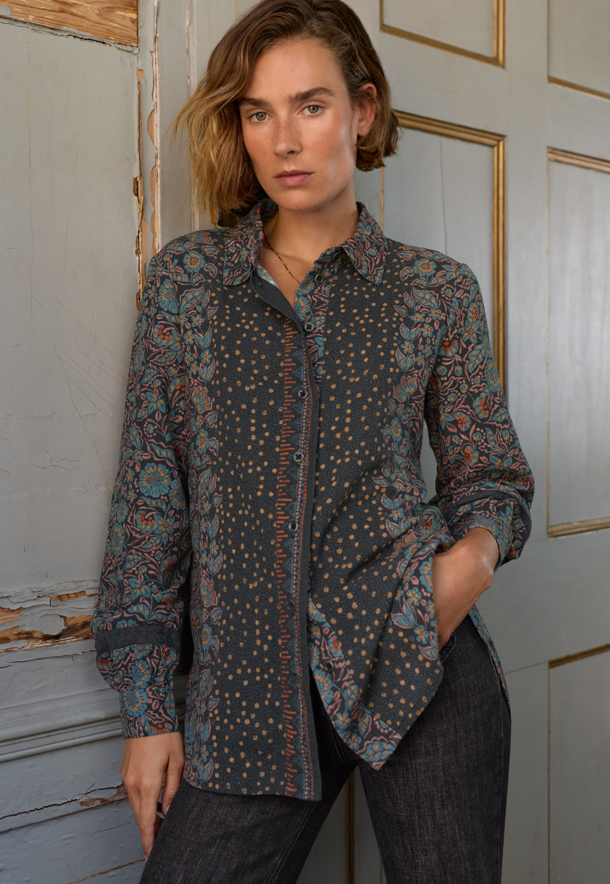 Print-Bluse