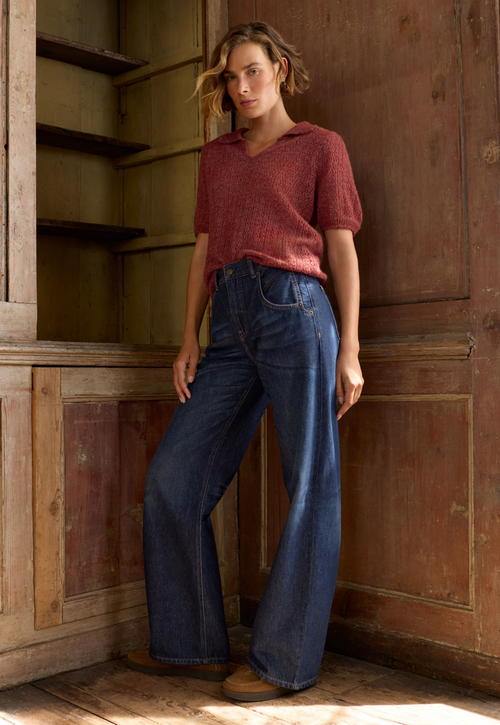 Jeans mit geradem Bein