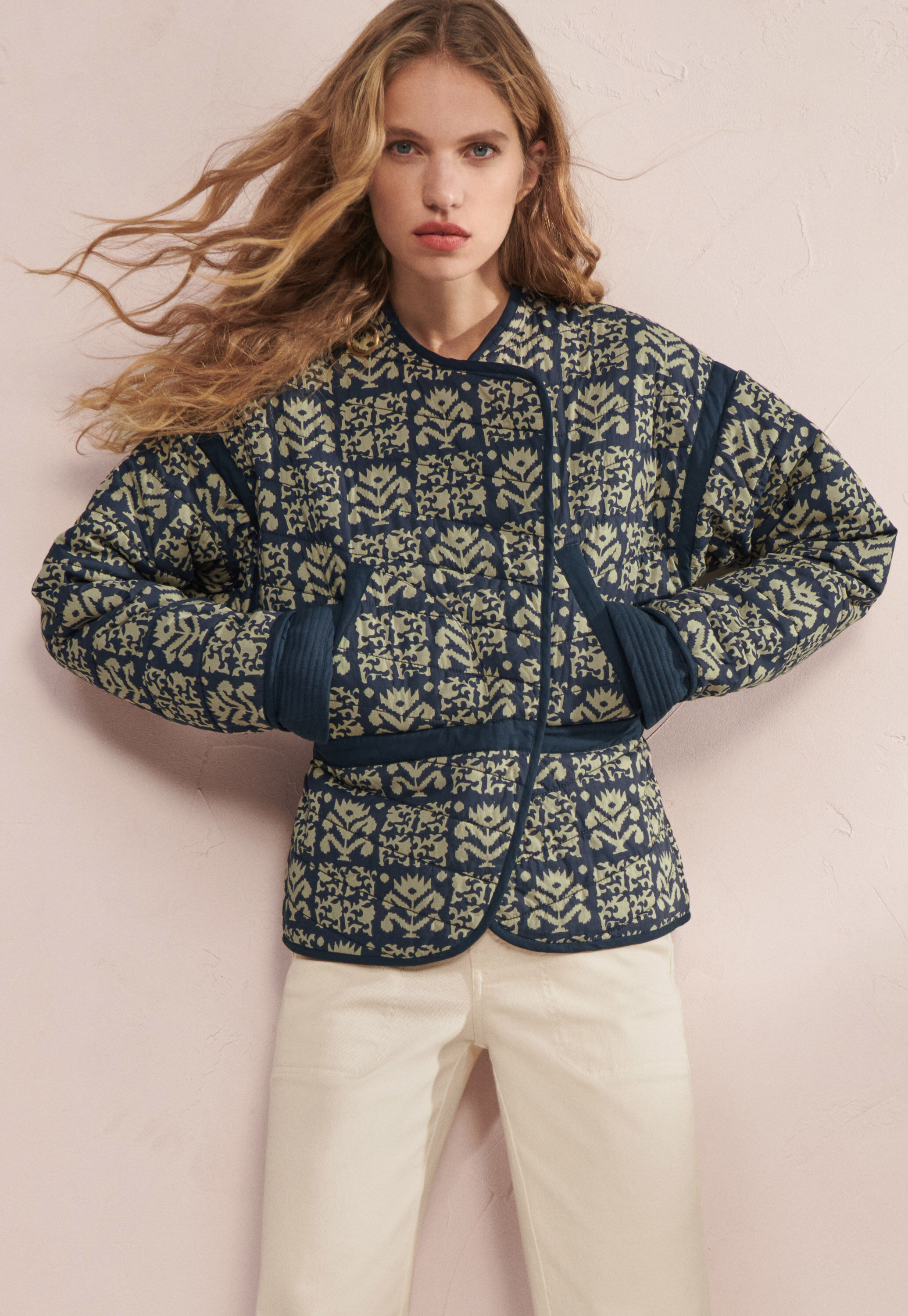 Cardigan mit Zopfmuster