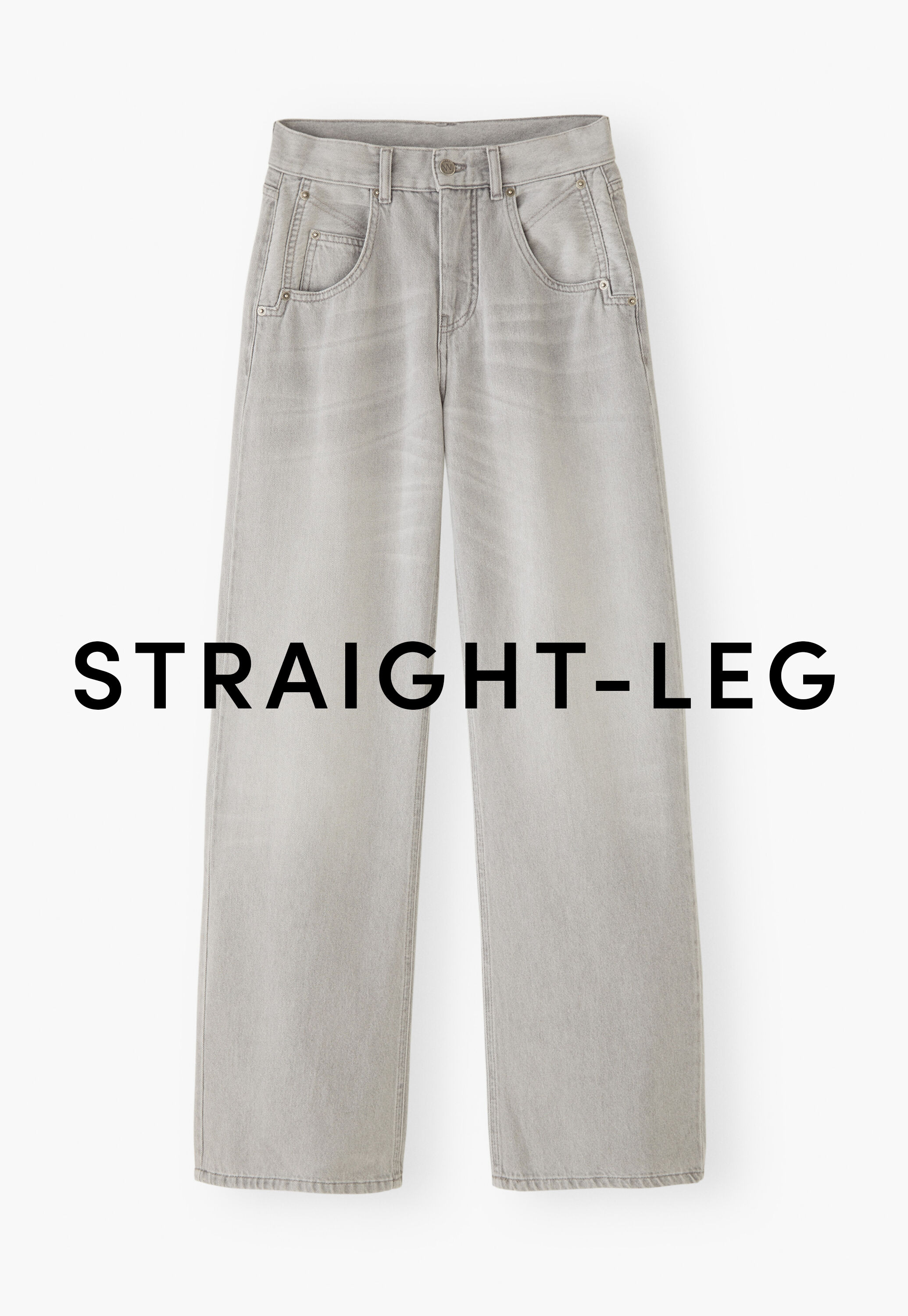 Jeans mit geradem Bein