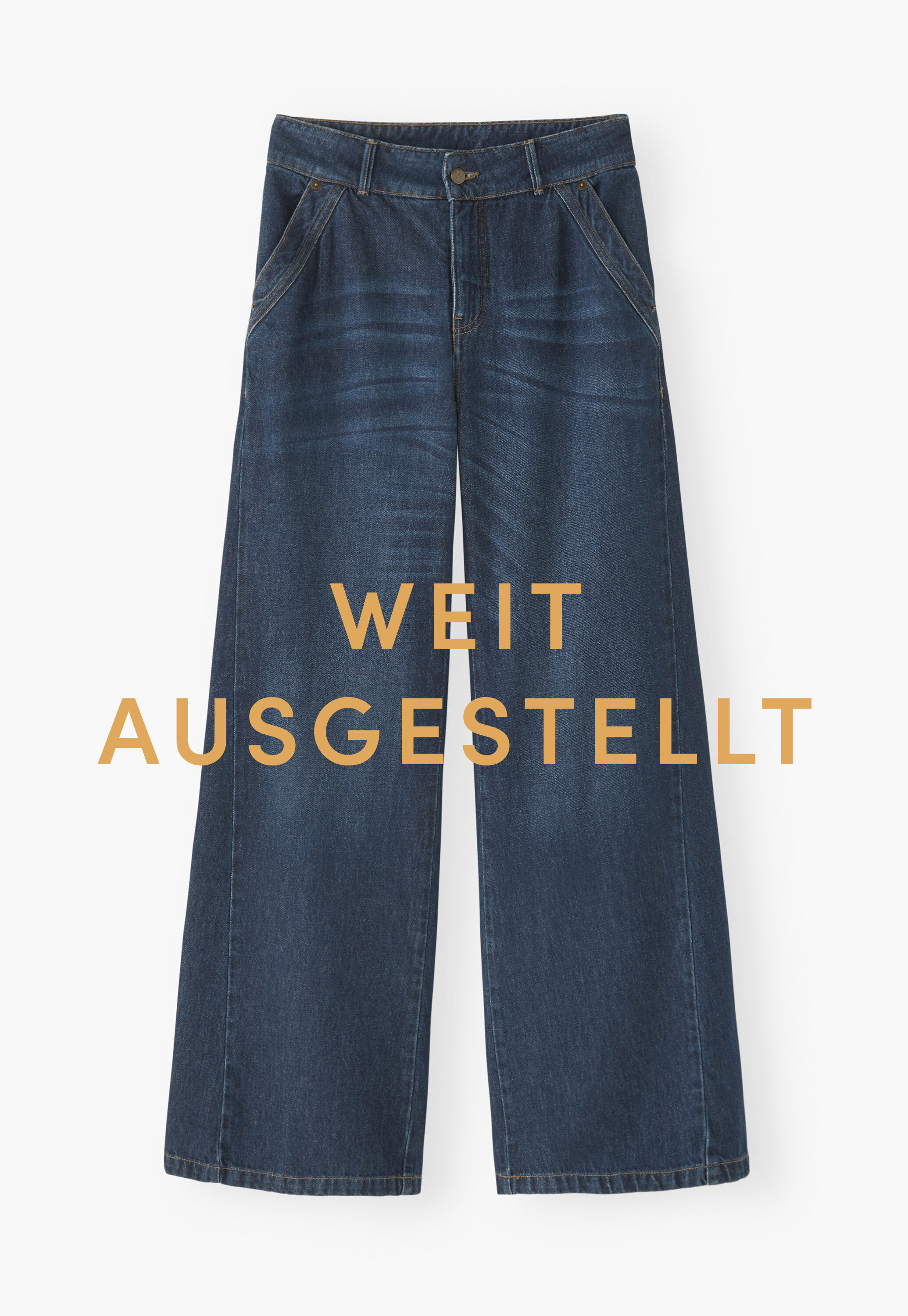 Jeans mit weitem Schlag