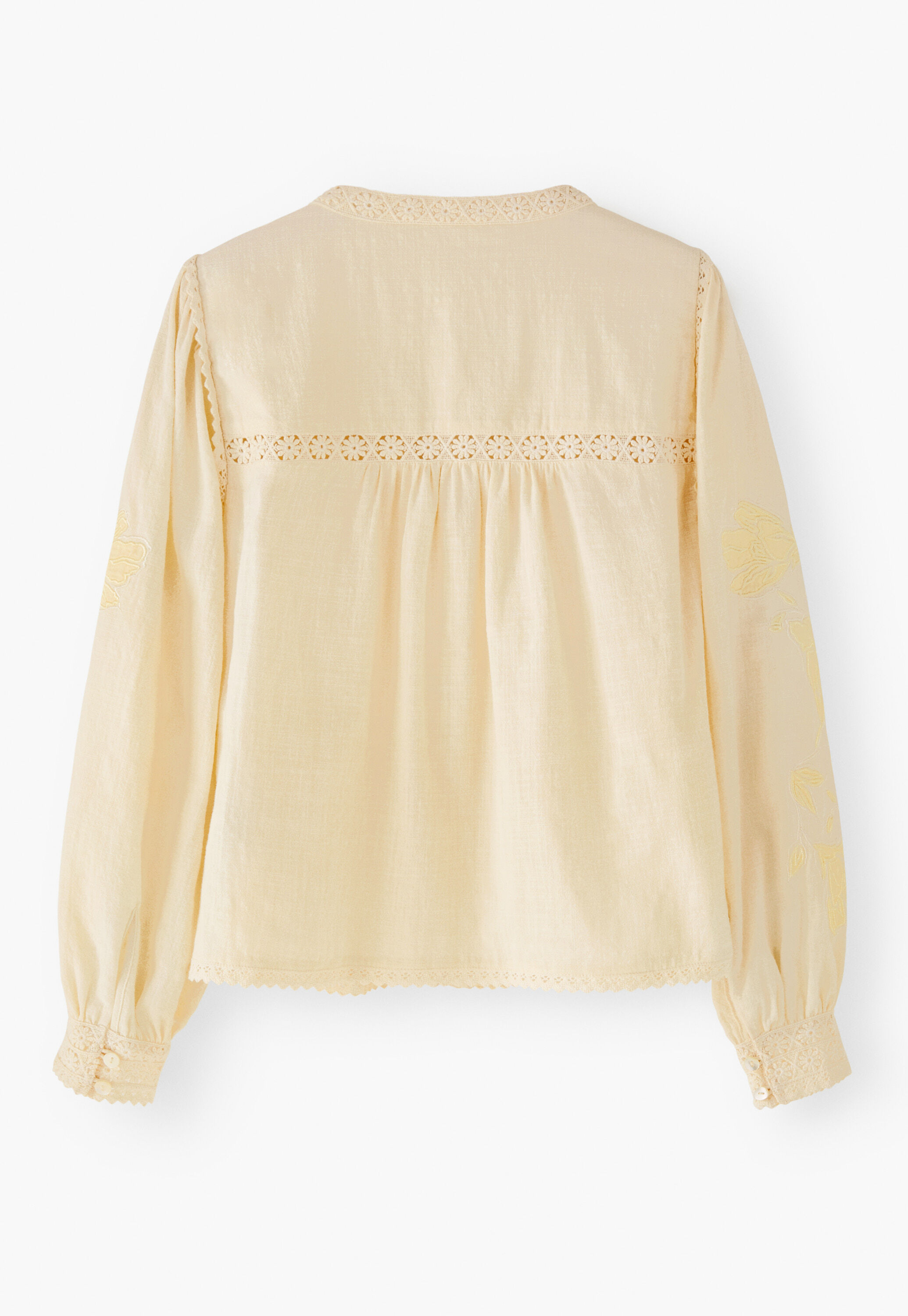 Bluse mit Applikationen