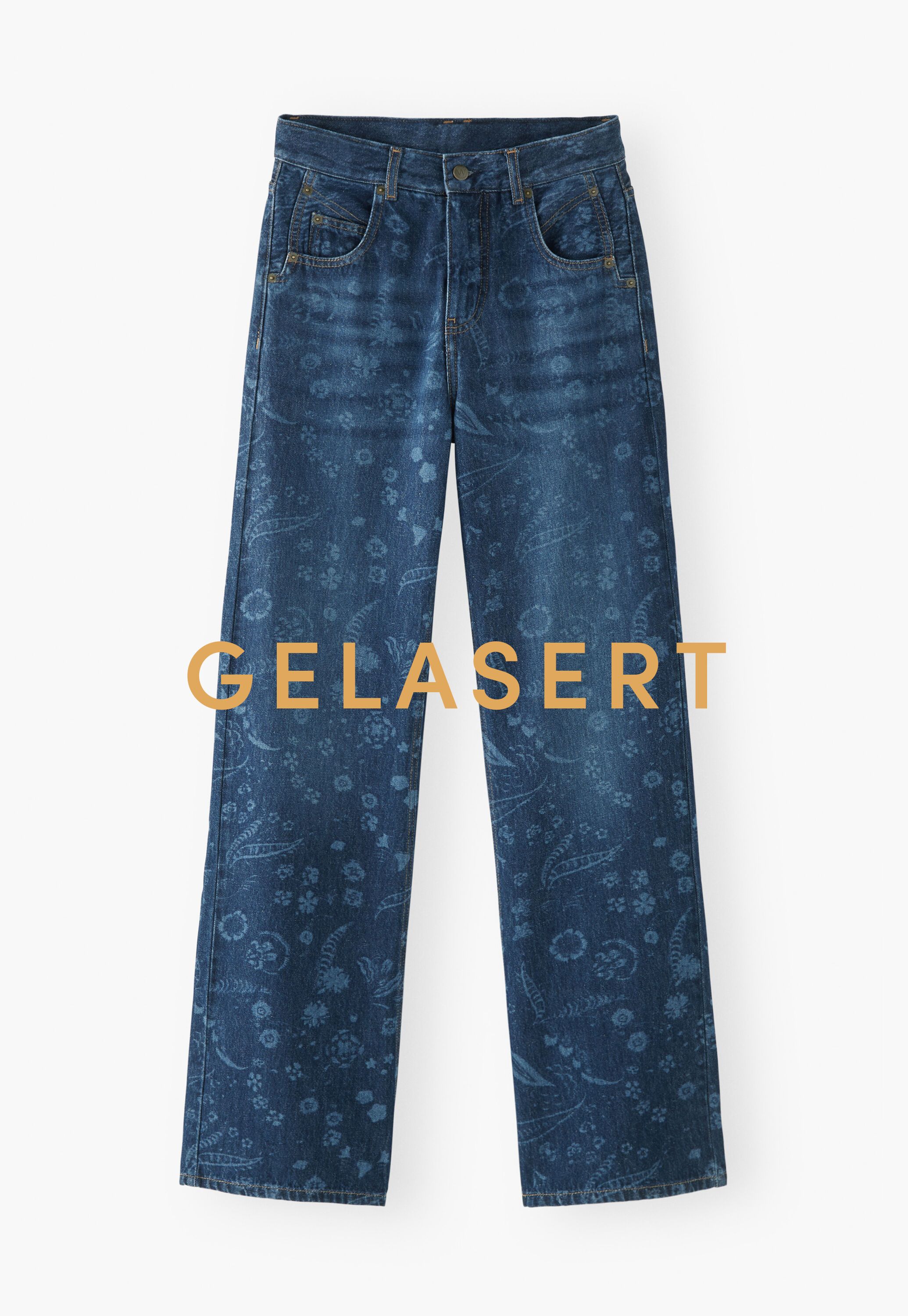 Jeans mit Laser-Effekt