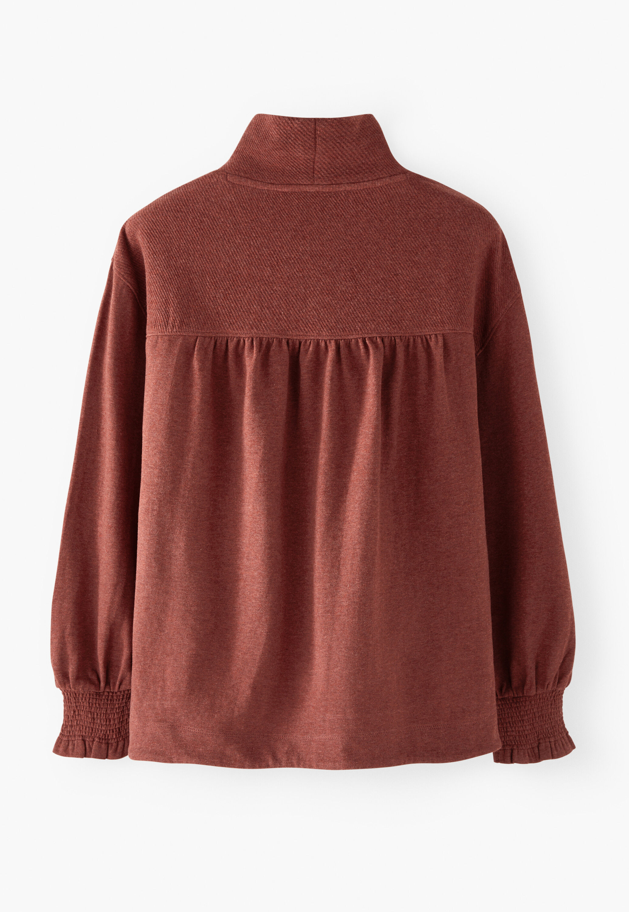 Sweatshirt mit hohem Kragen