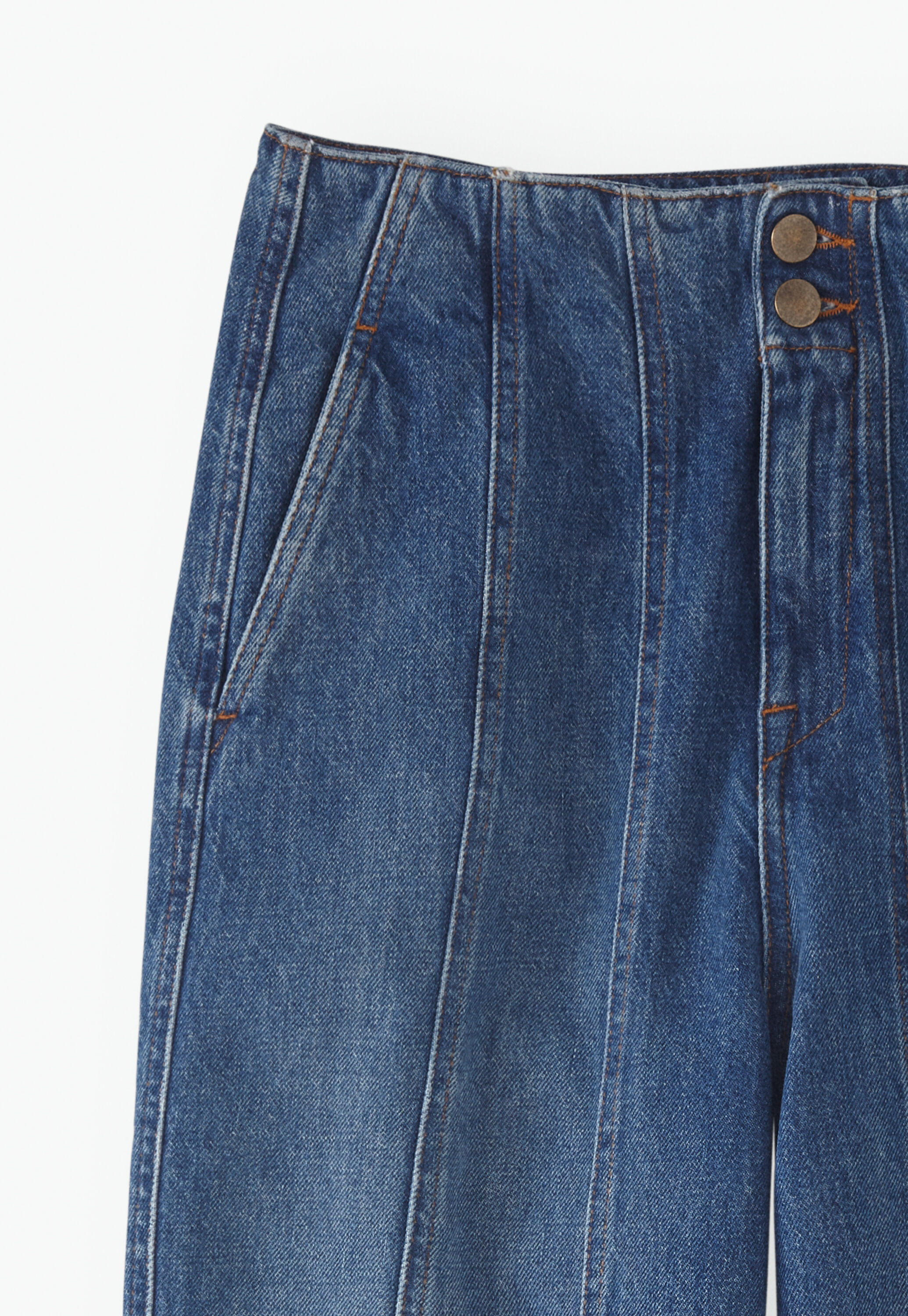 Jeans mit Ziern&auml;hten