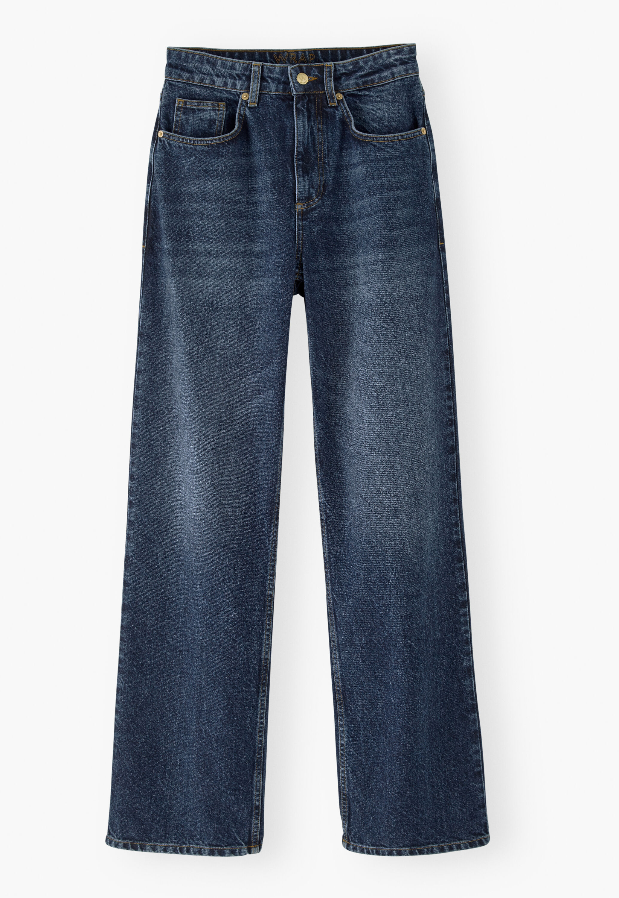 K&uuml;rzer geschnittene Hose mit weitem Bein