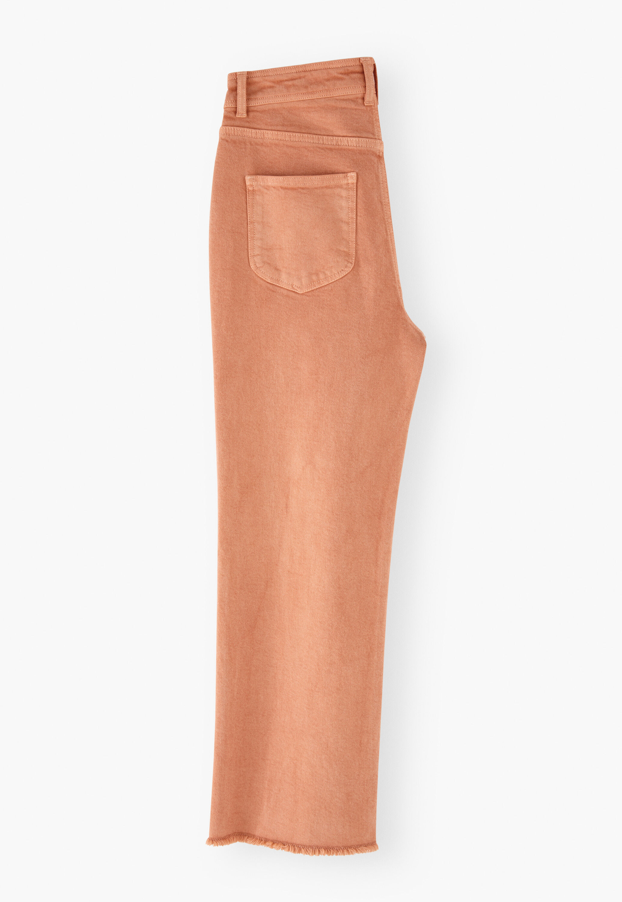 Jeans mit geradem Bein und ausgelassenem Saum