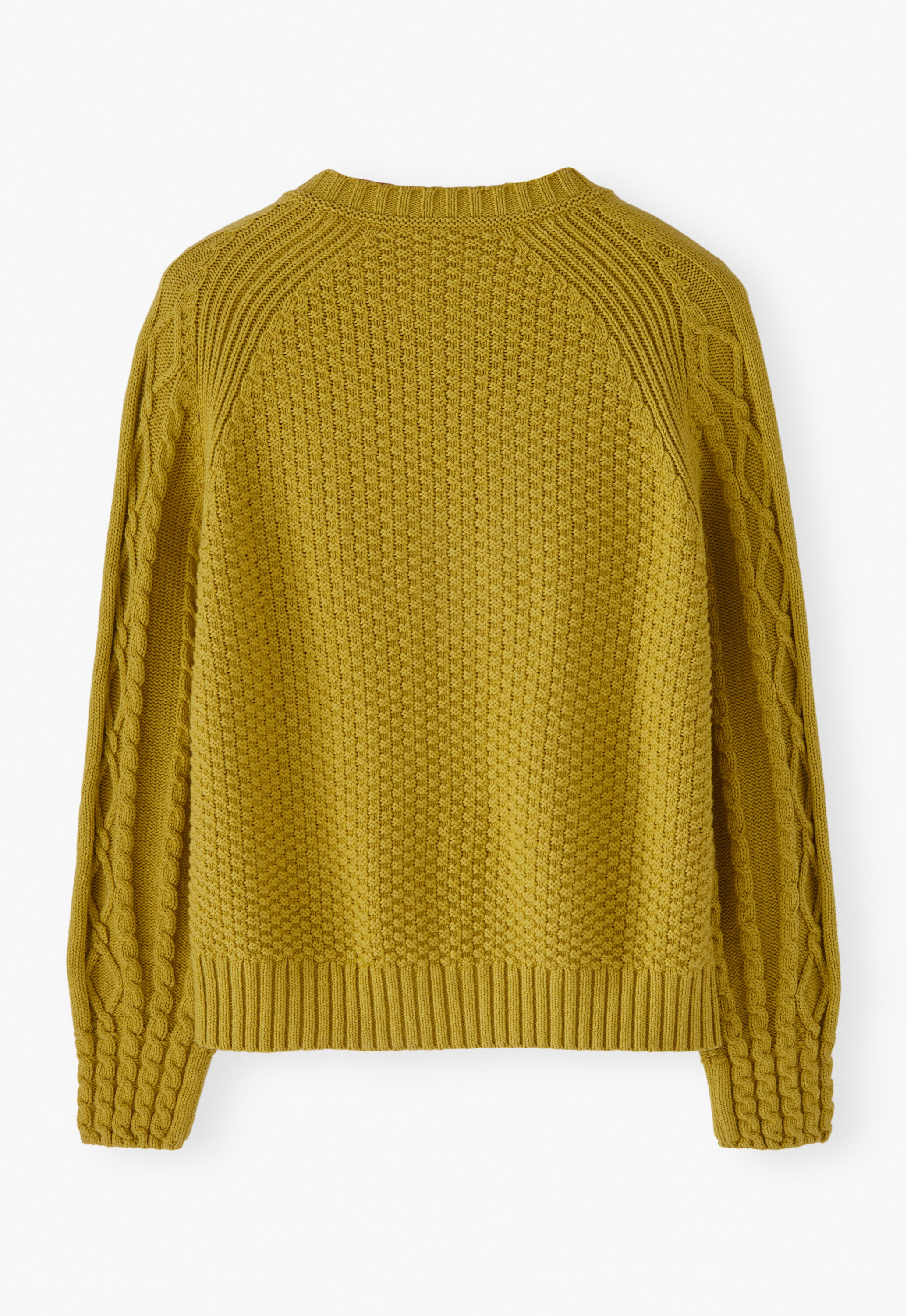 Cardigan mit Zopfmuster