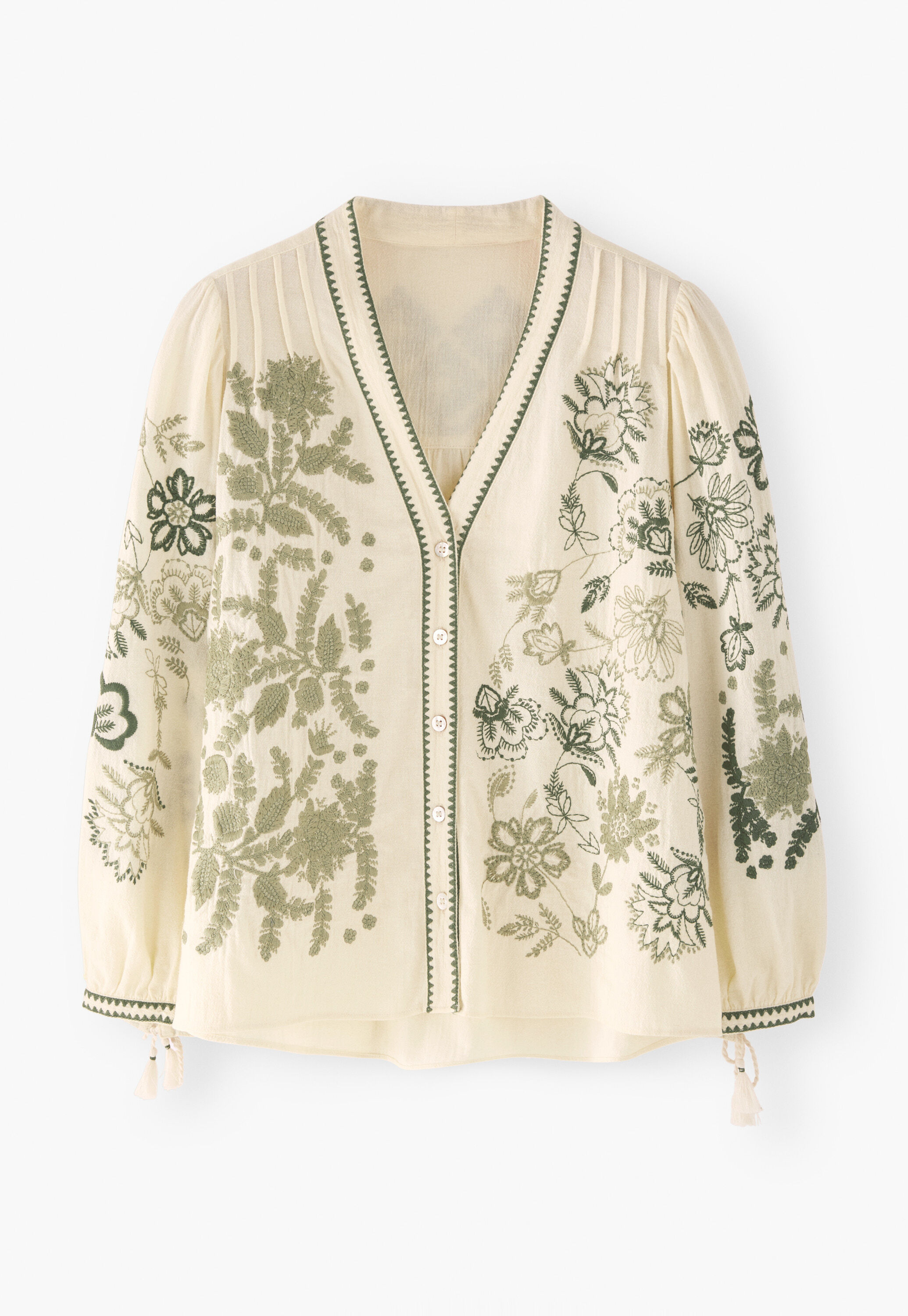 Bestickte Bluse