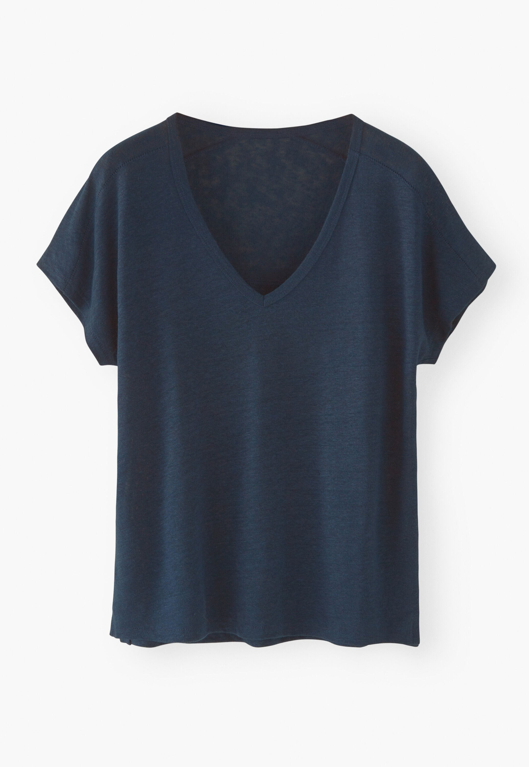 V-Ausschnitt-T-Shirt