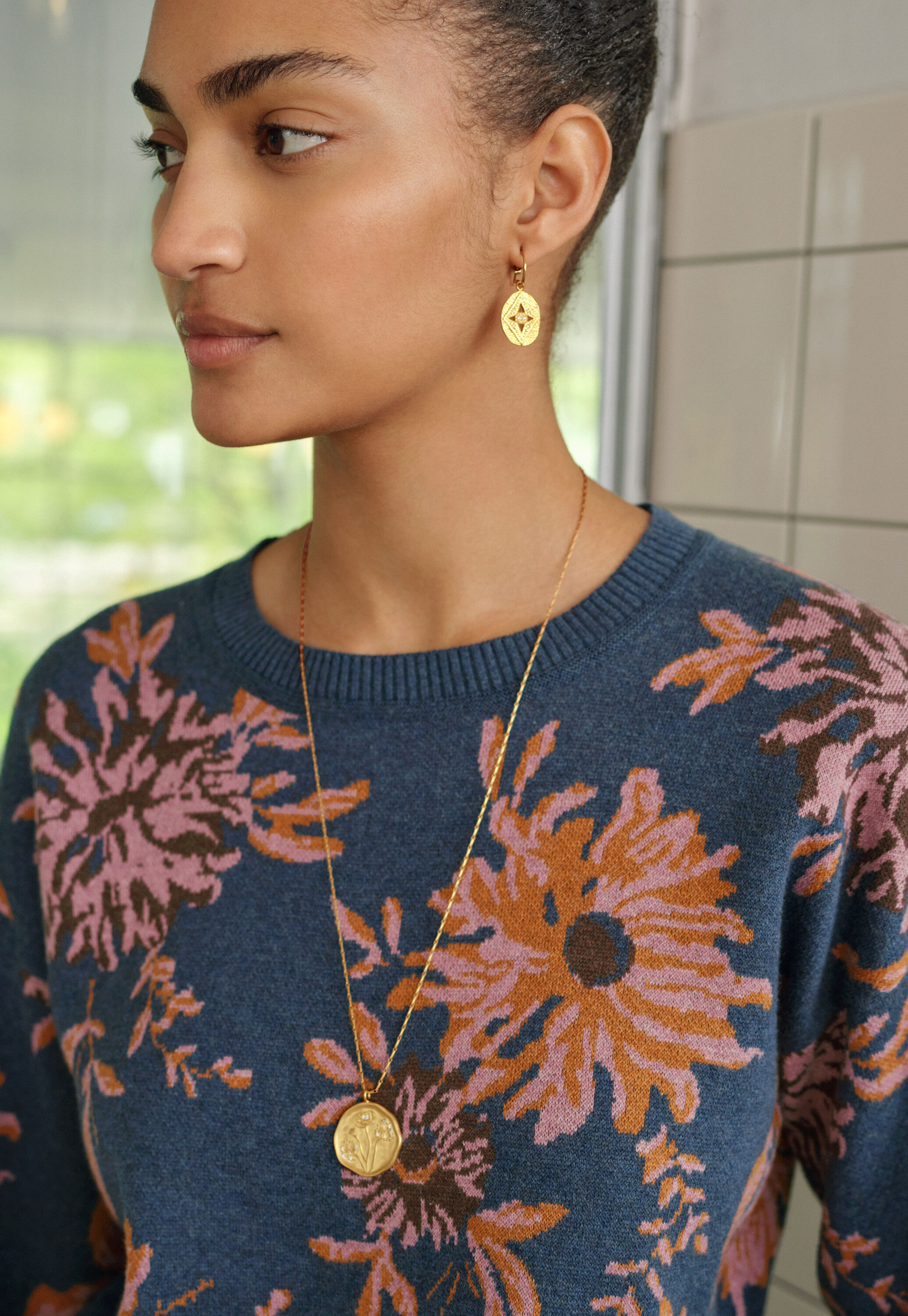 Jacquard-Pullover