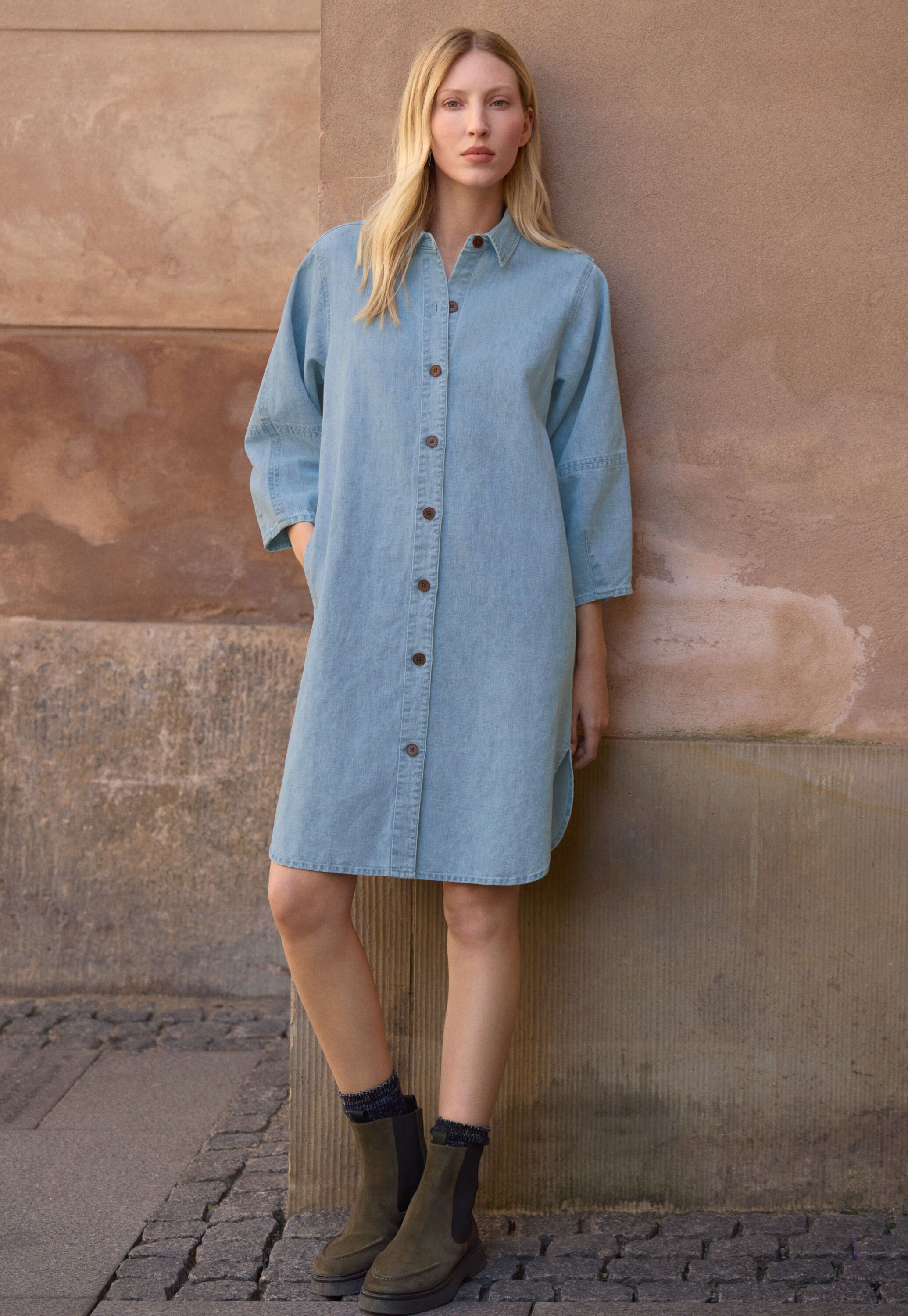 Oversize-Hemdblusenkleid