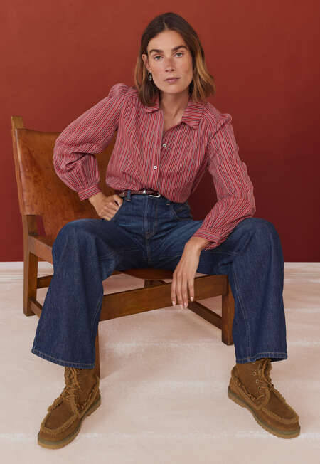 Jeans mit geradem Bein, Dunkle Waschung, completeTheLook