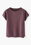 Jersey-T-Shirt, Aubergine, webstill