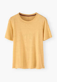 Jersey-T-Shirt, Pastell-Pfirsich, webstill