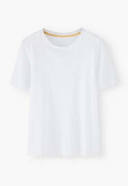 Jersey-T-Shirt, Wei&szlig;, webstill