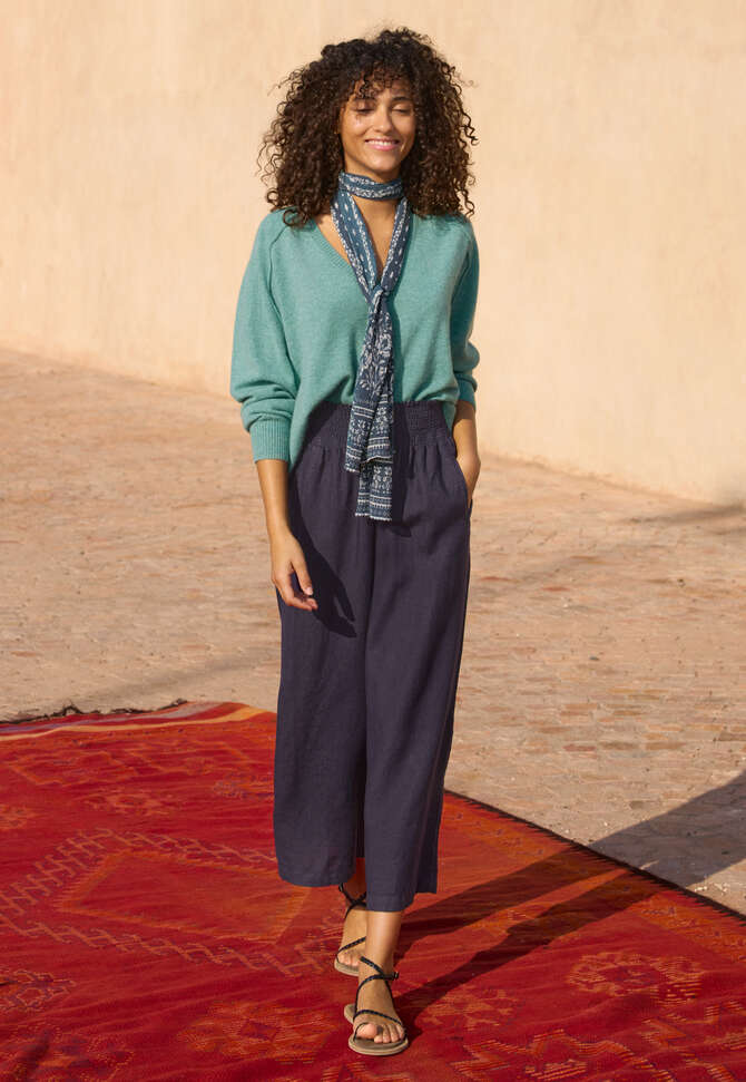 Culotte, Tiefes Indigo, completeTheLook