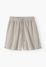 Shorts aus Frottee, Stein, webstill