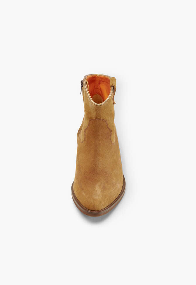 Wildleder-Stiefeletten, Lohbraun, completeTheLook