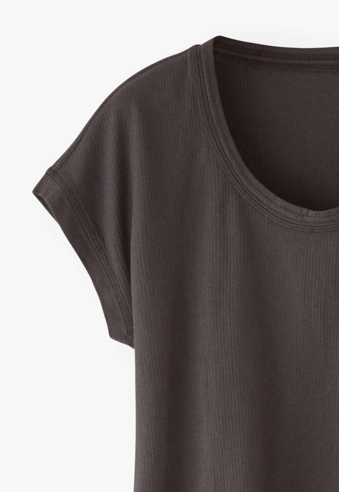 Ripp-T-Shirt, Kohlschwarz, completeTheLook