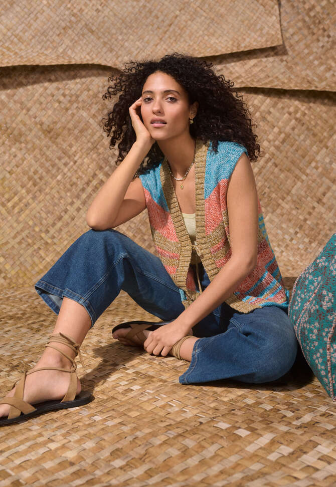 Kick-Flare Jeans, Dunkles Vintage, completeTheLook