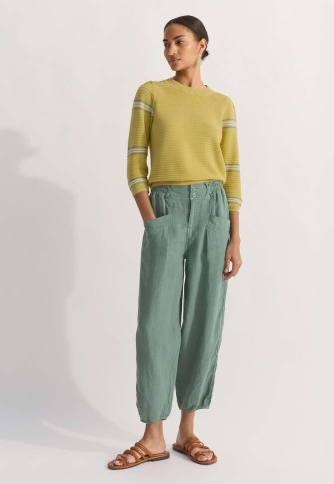 Streifenpullover, Zitrone, completeTheLook