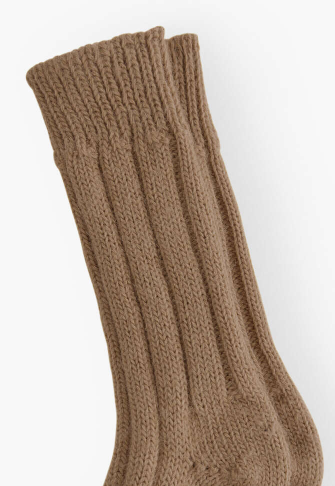 Wollsocken, Sand, completeTheLook
